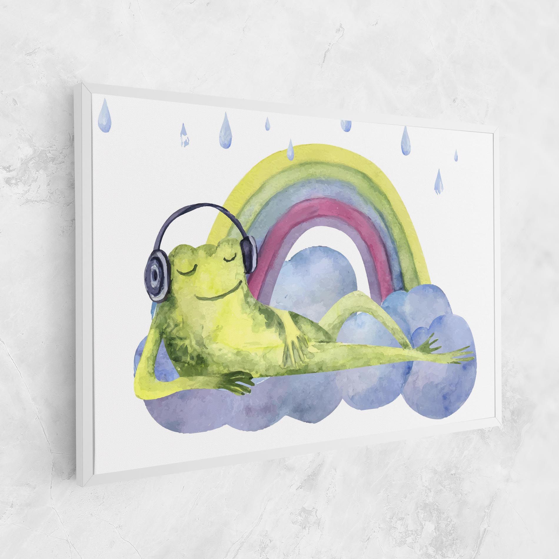 Rainbow Frog mockup 1