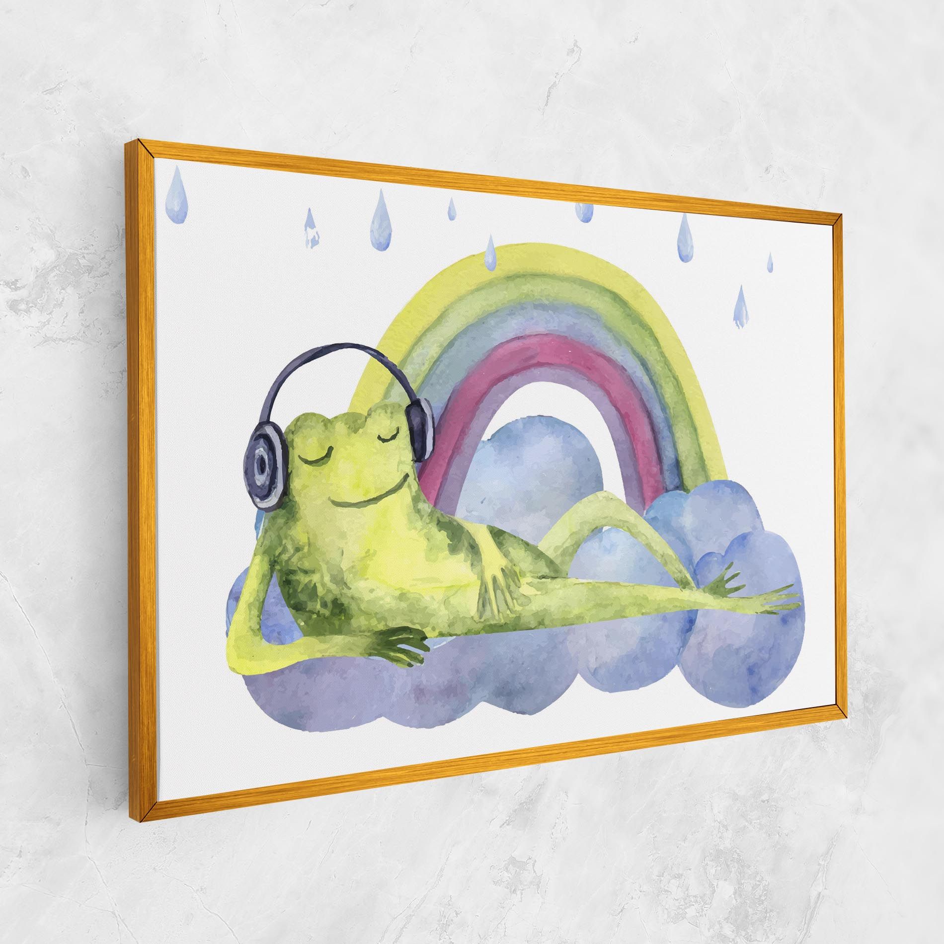 Rainbow Frog mockup 1
