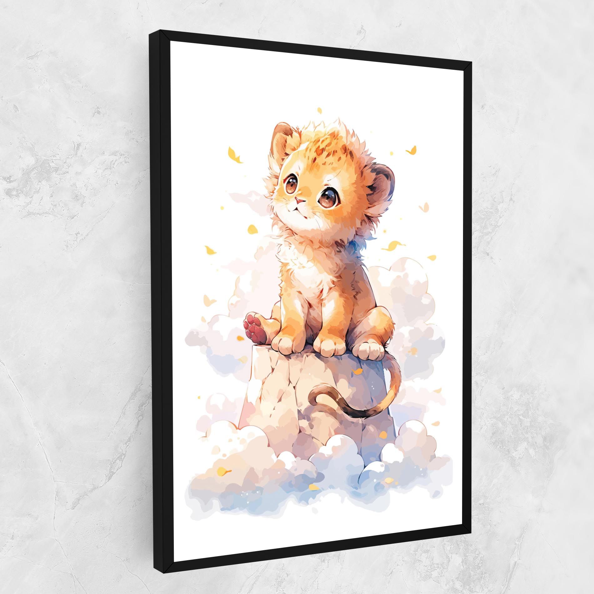 Cute Cloud Lion mockup 1