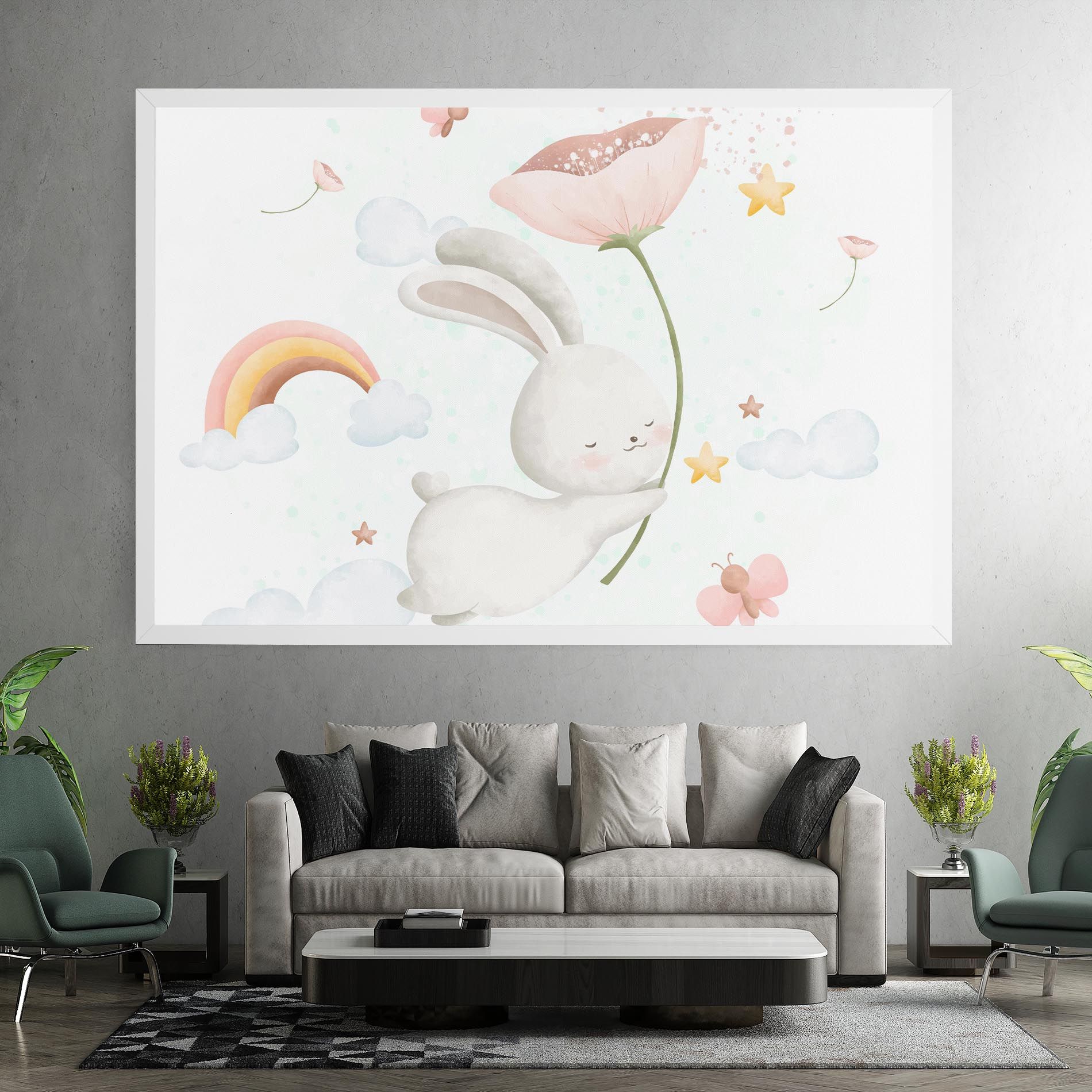 Spring Flower Bunny mockup 7