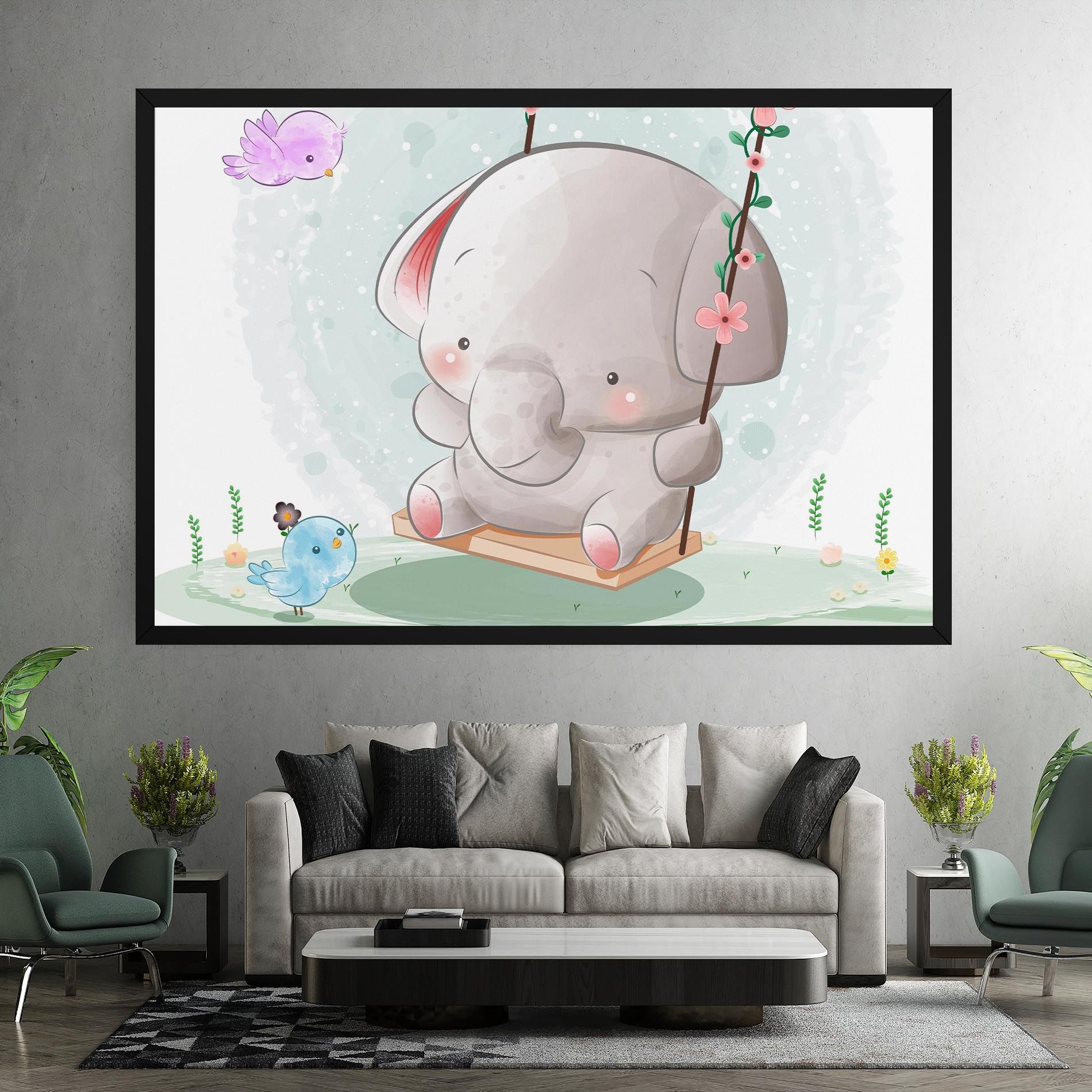 Bird Baby Elephant mockup 7