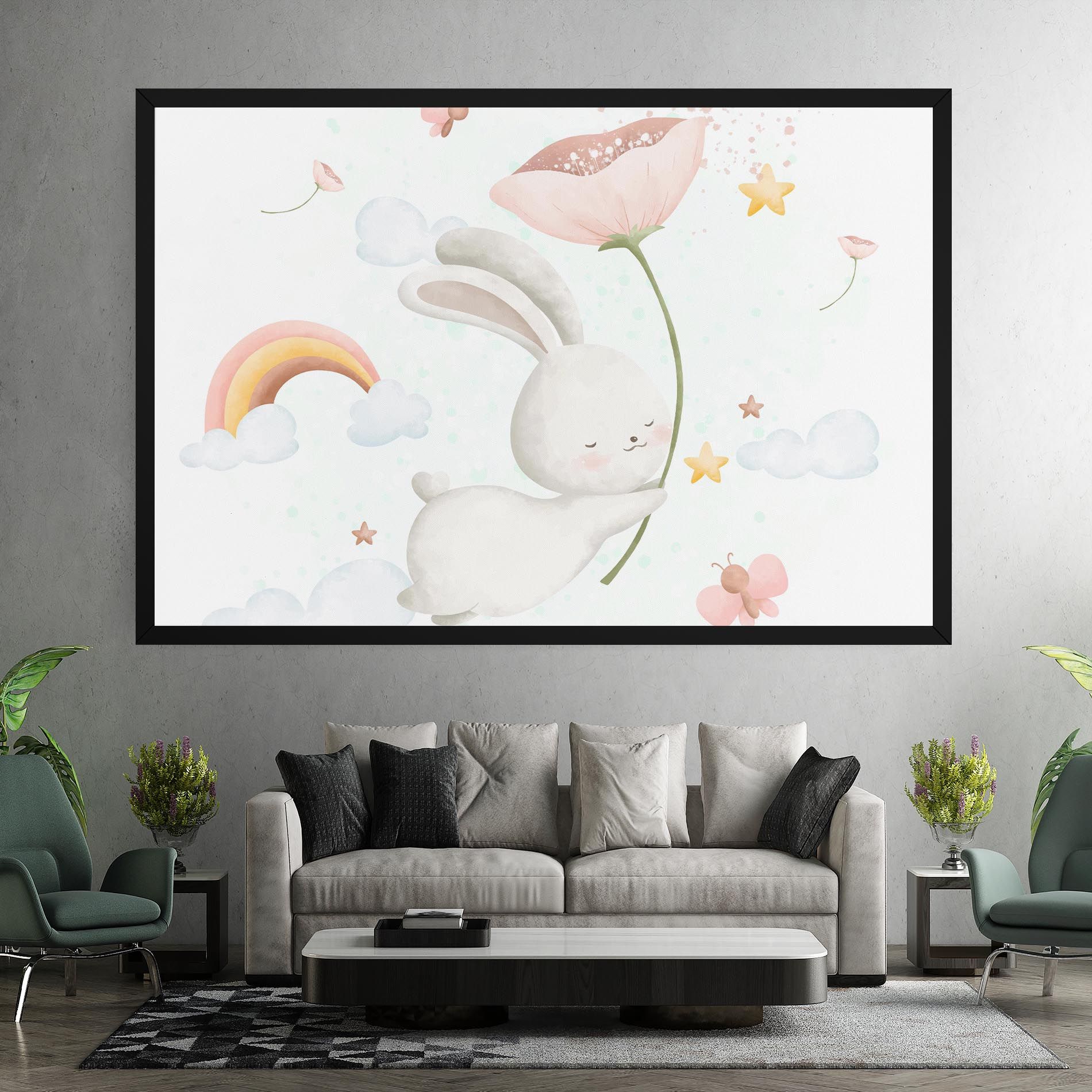 Spring Flower Bunny mockup 7