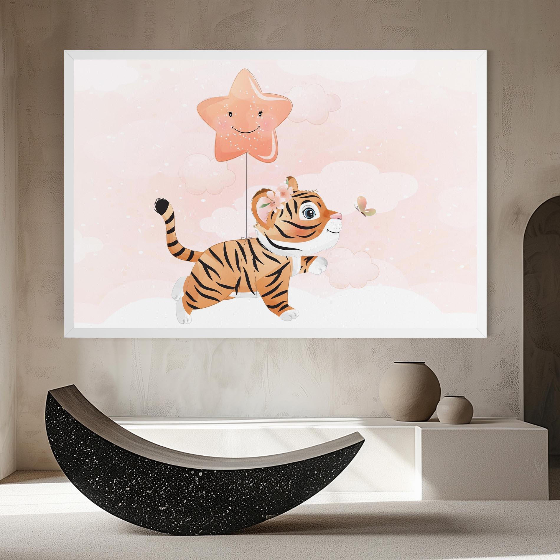 Картина на платно Baby Tiger Art mockup 8