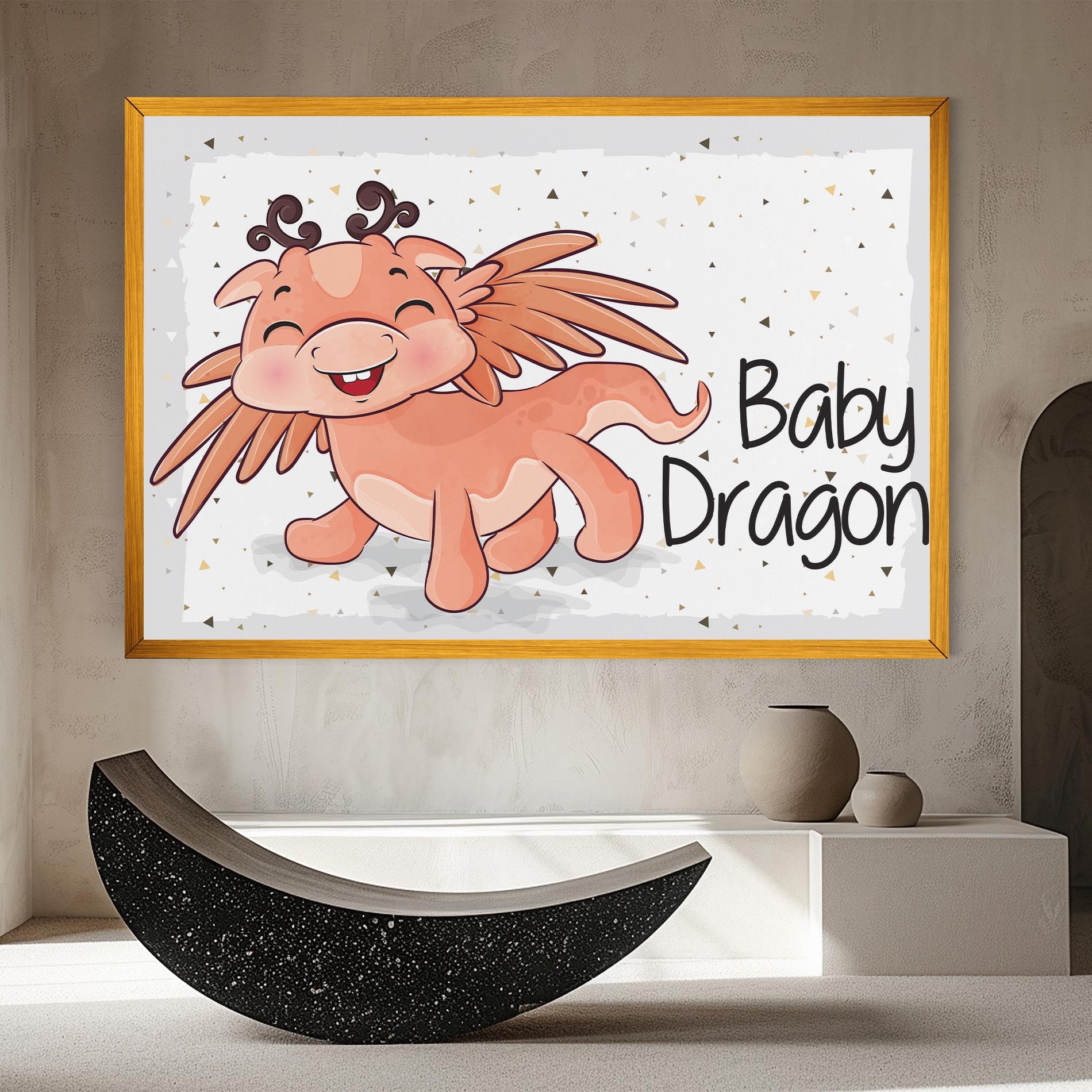Baby Cute Dragon mockup 8