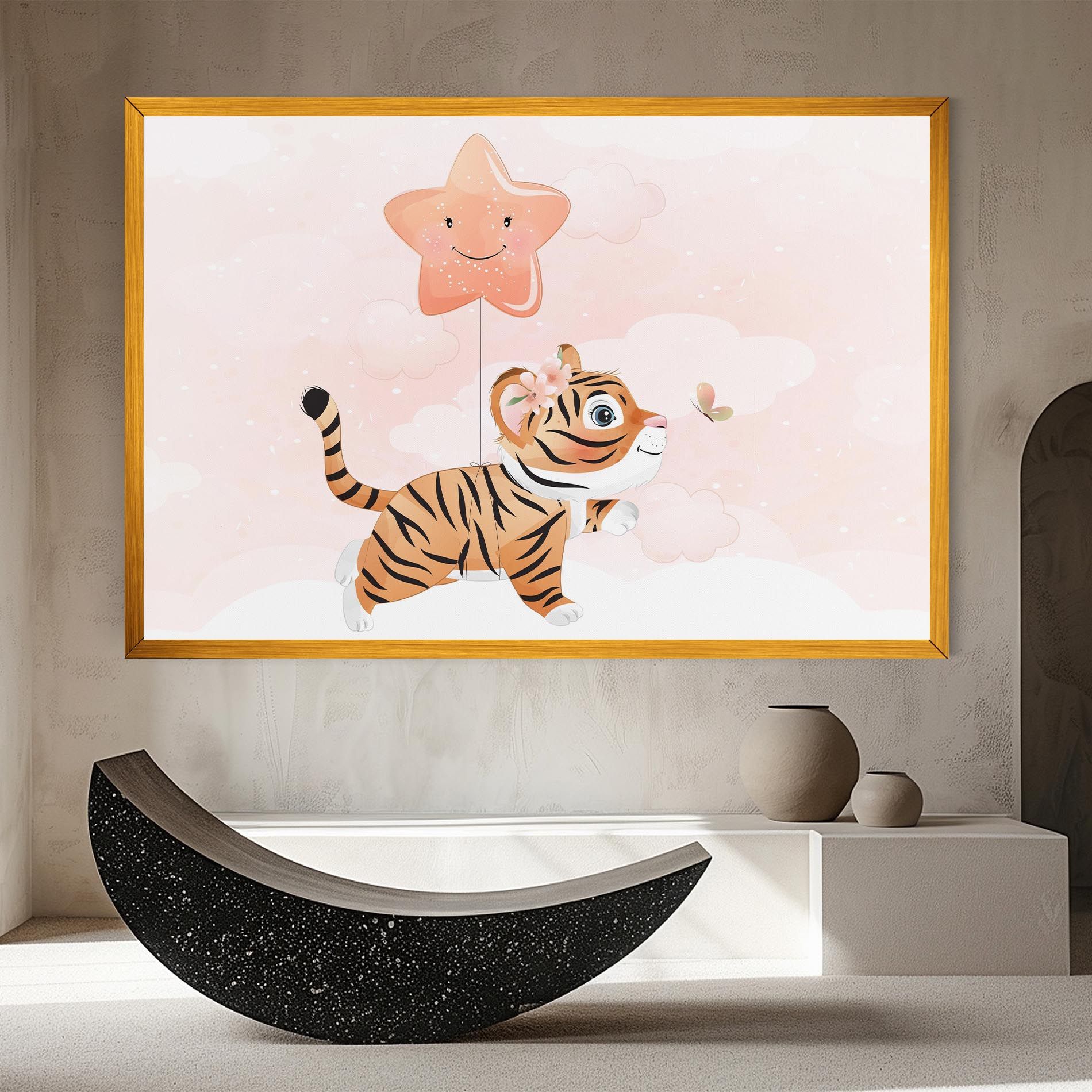 Baby Tiger Art mockup 8