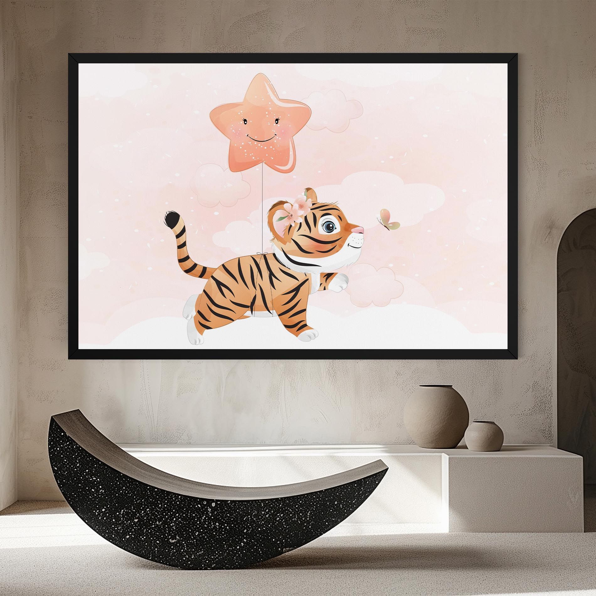 Baby Tiger Art mockup 8