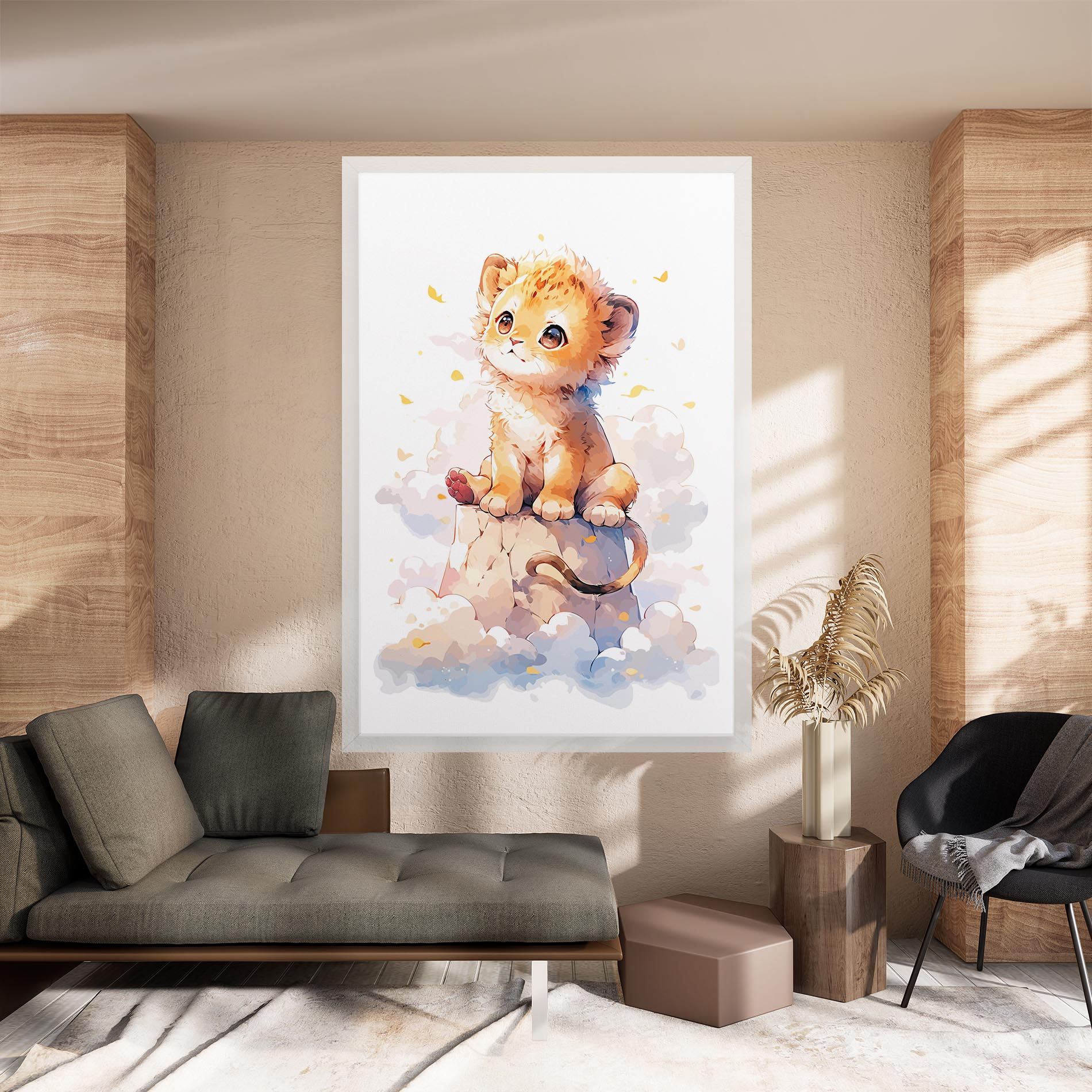 Cute Cloud Lion mockup 8