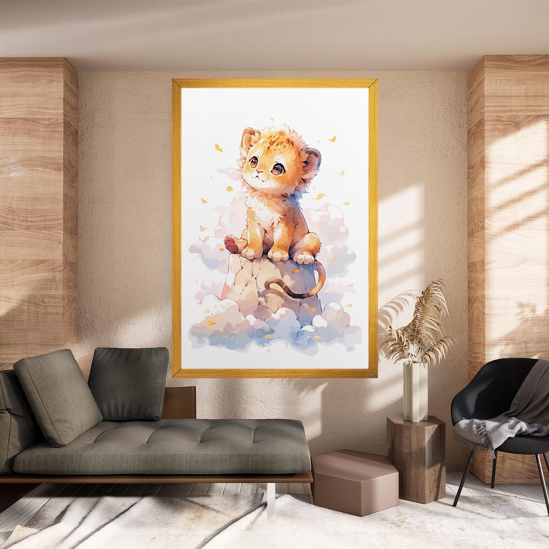 Cute Cloud Lion mockup 8