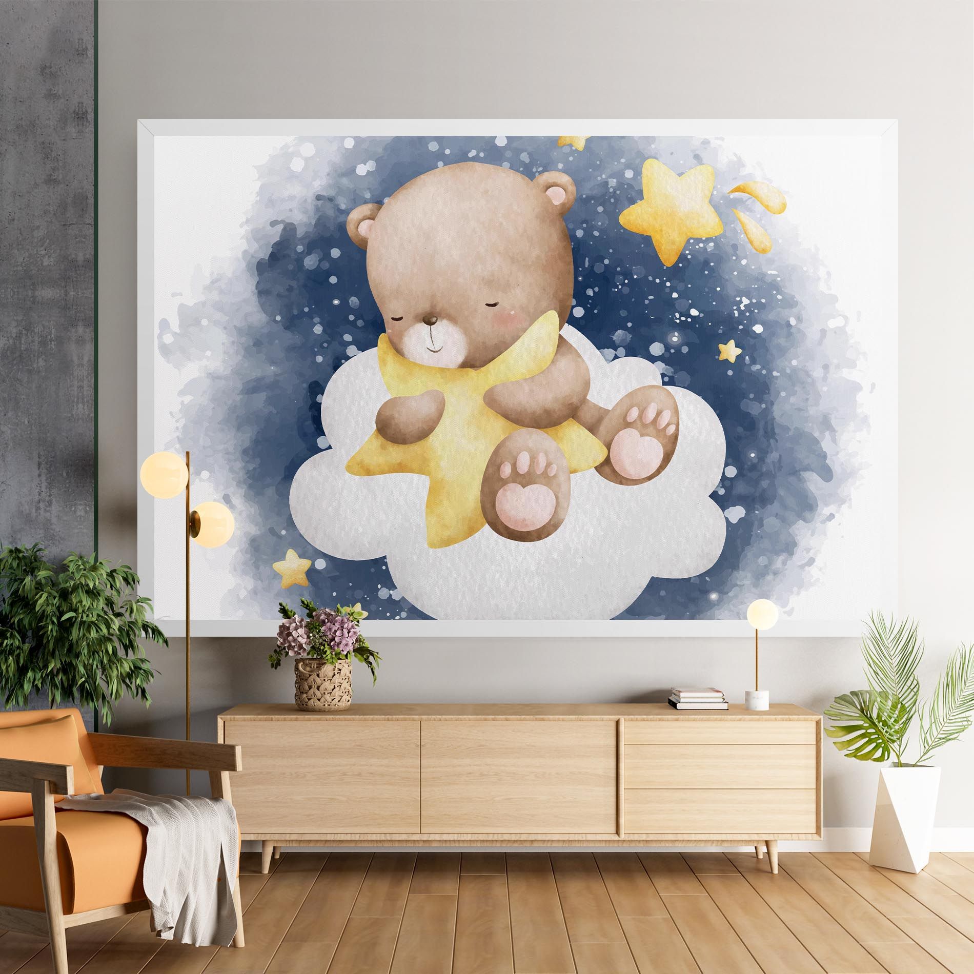 Bear Cloud Star mockup 9
