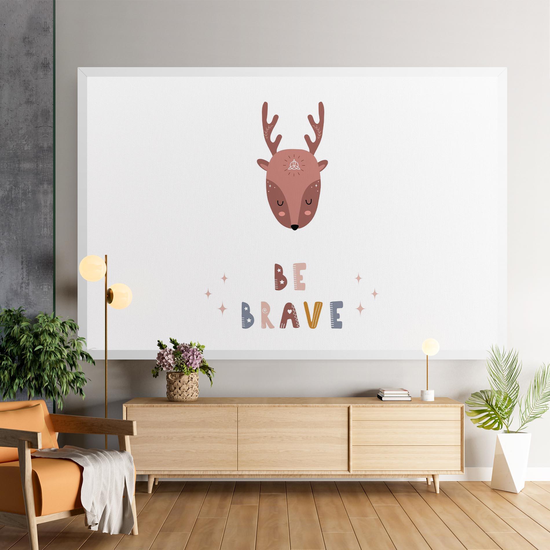Картина на платно Brave Deer mockup 9