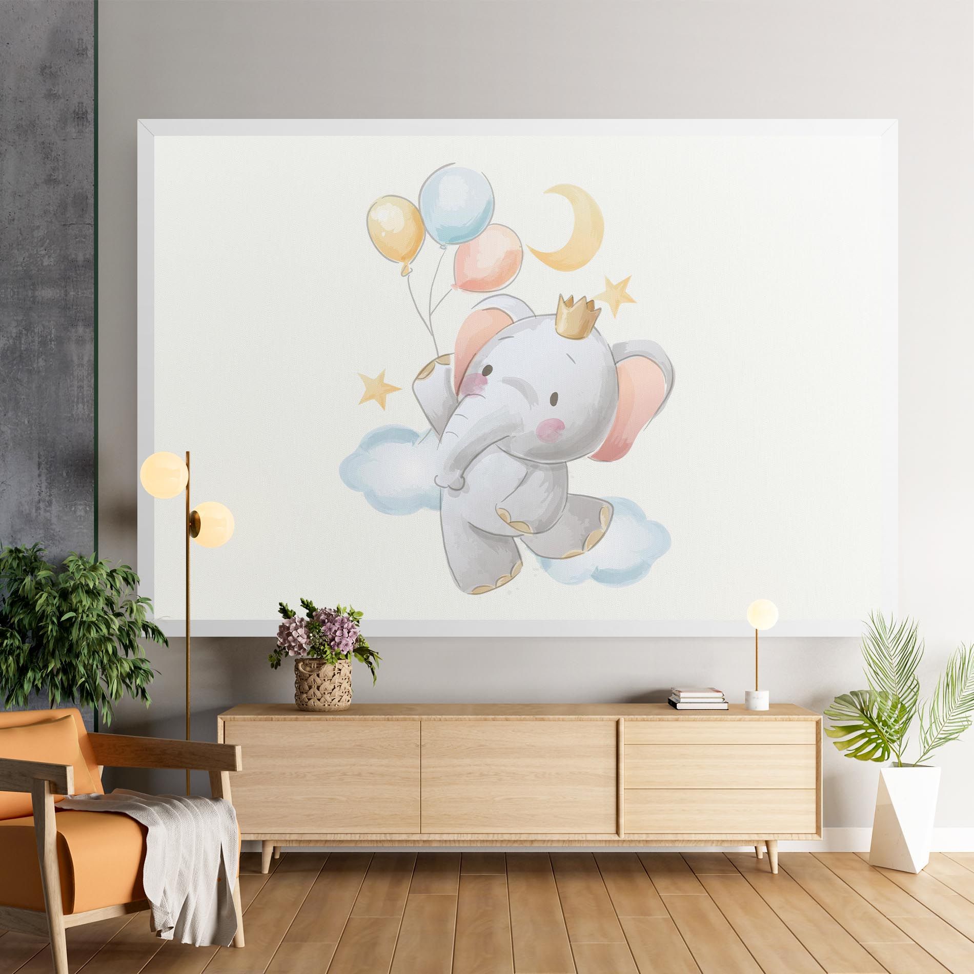 Elephant Flying mockup 9