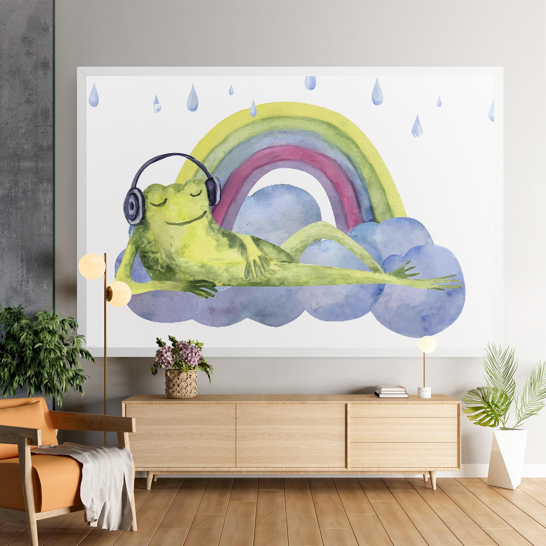 Rainbow Frog mockup 9