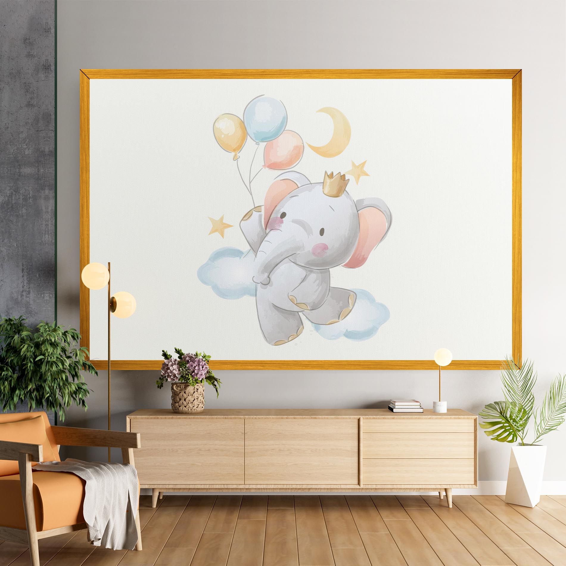 Elephant Flying mockup 9