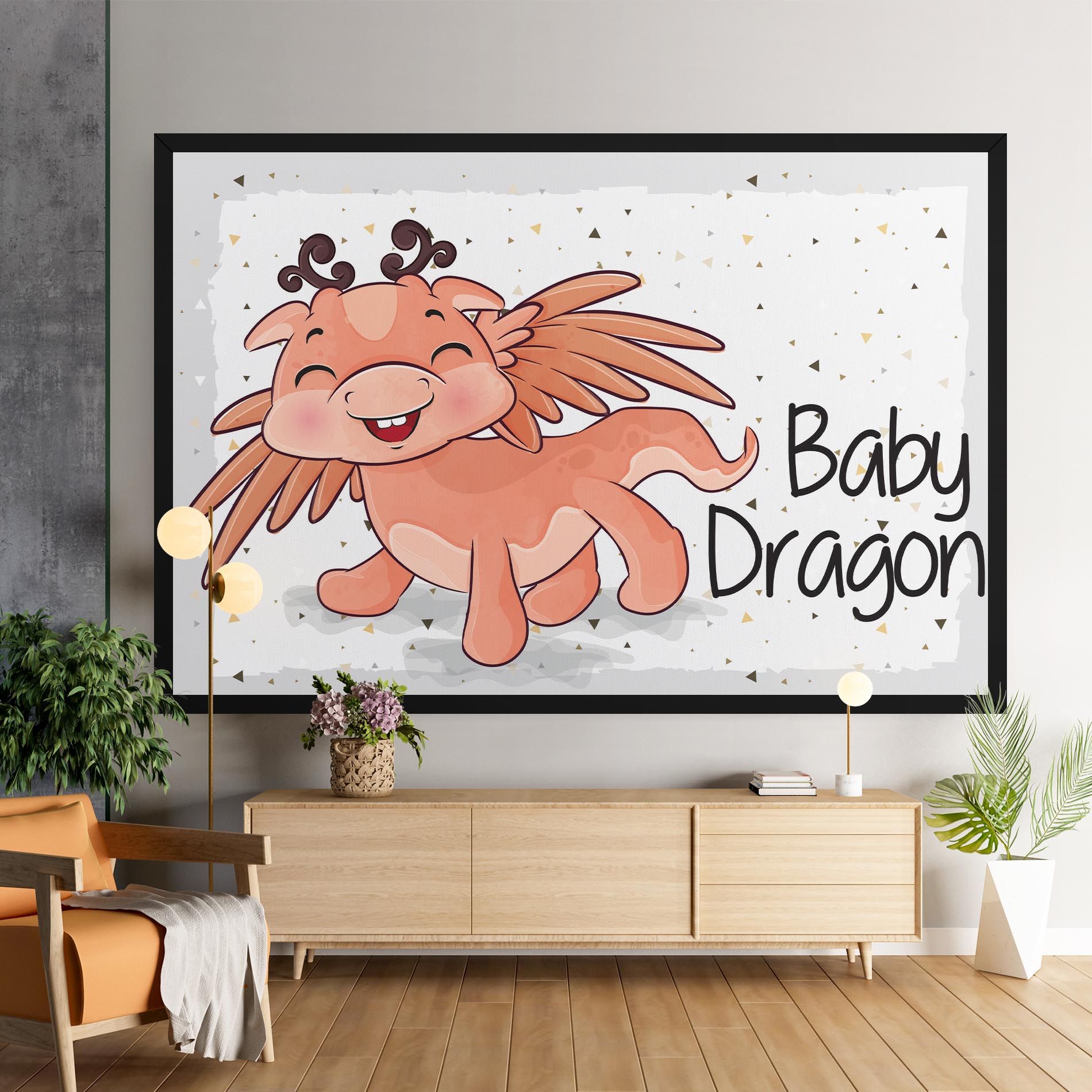 Baby Cute Dragon mockup 9
