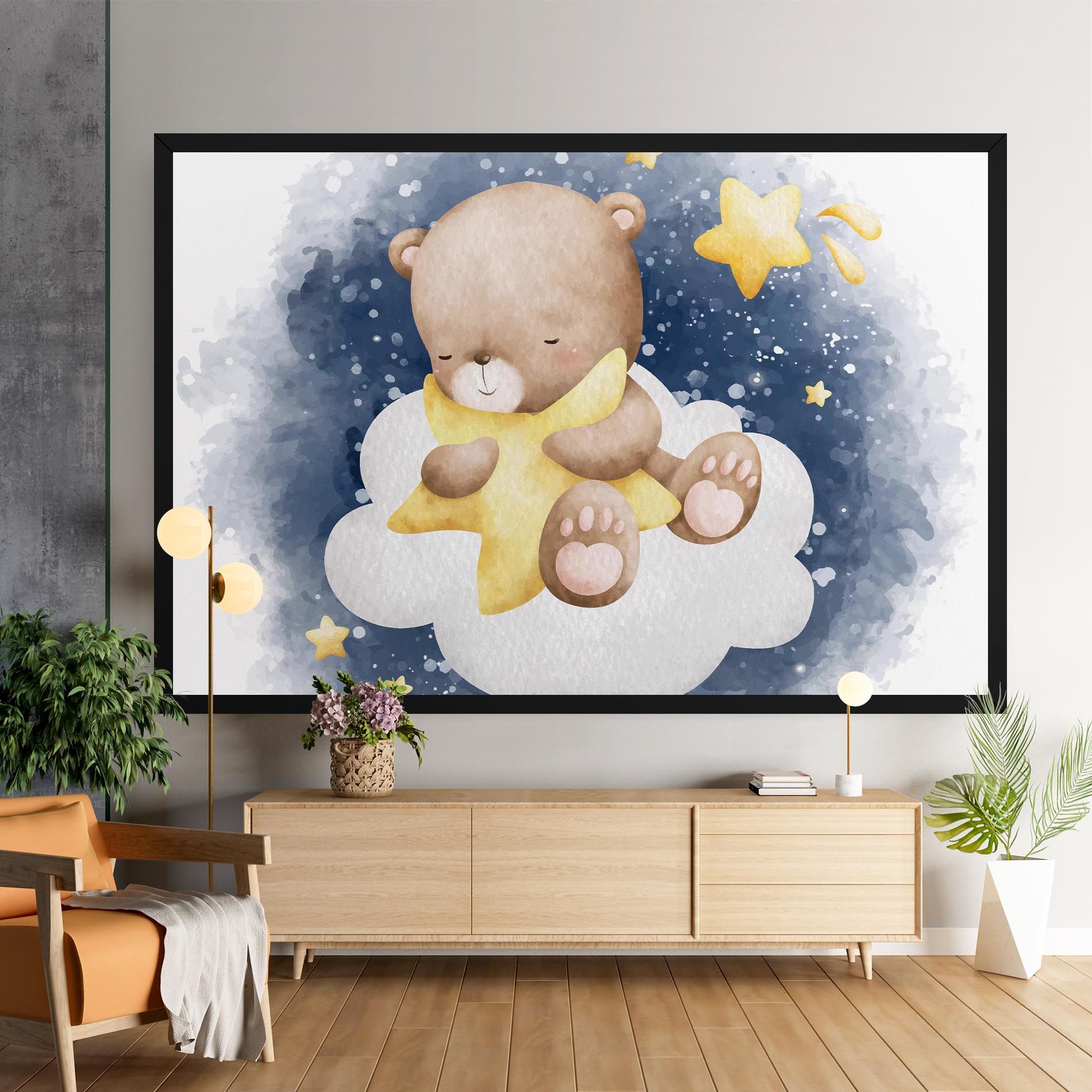 Bear Cloud Star mockup 9