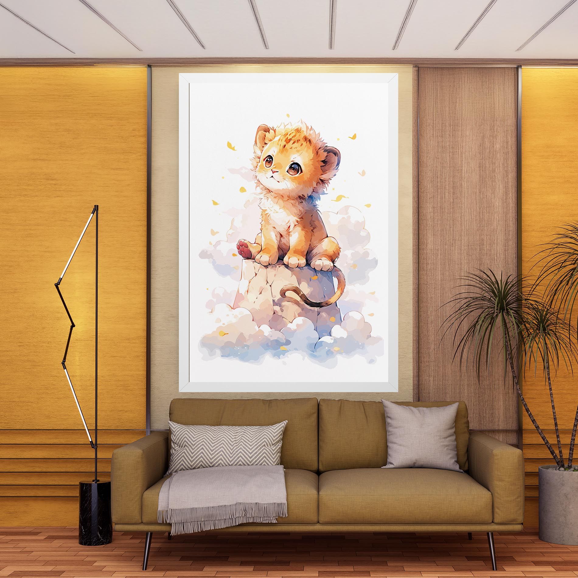 Cute Cloud Lion mockup 9