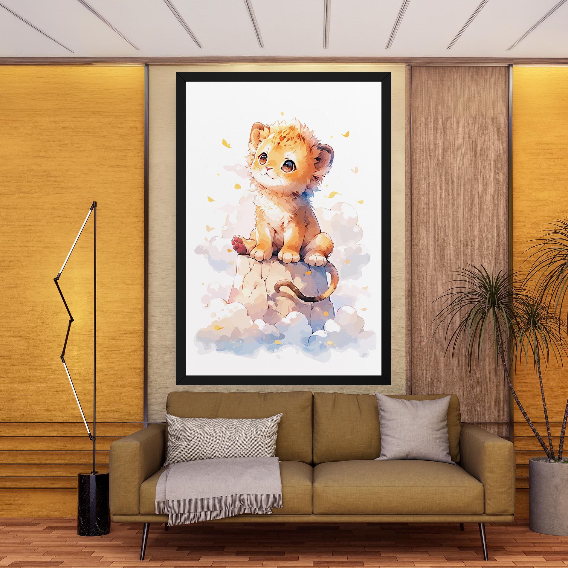 Cute Cloud Lion mockup 9