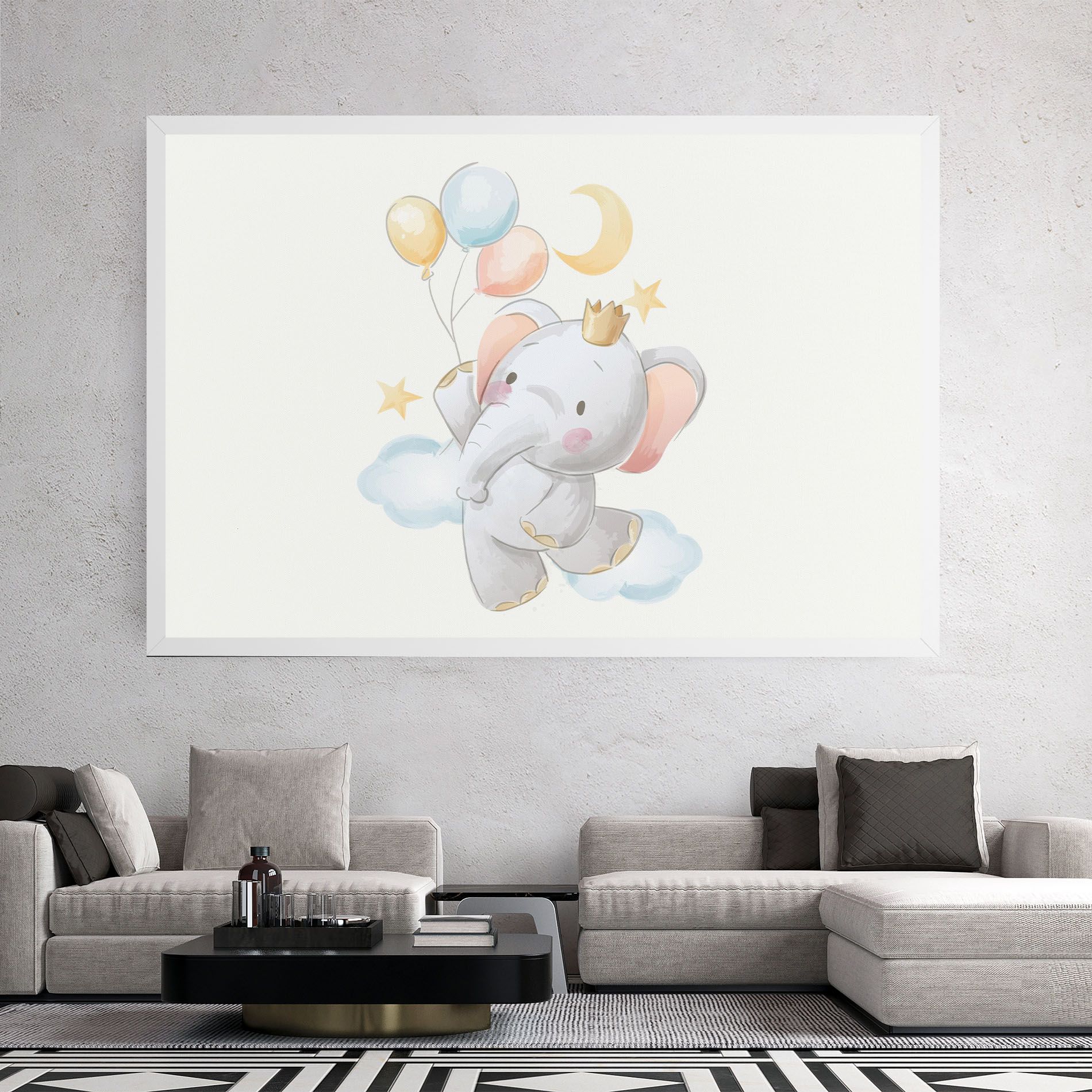 Elephant Flying mockup 2