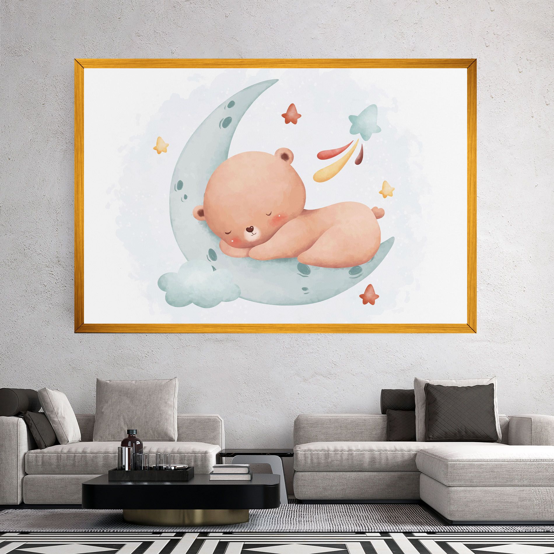 Blue Moon Bear mockup 2