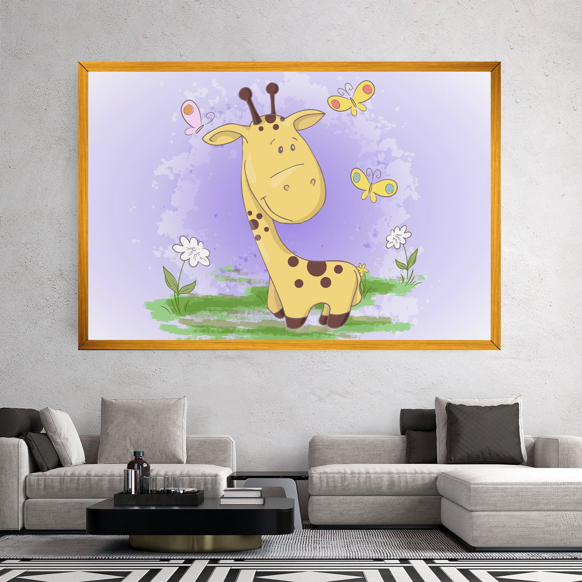 Cute Giraffe mockup 2