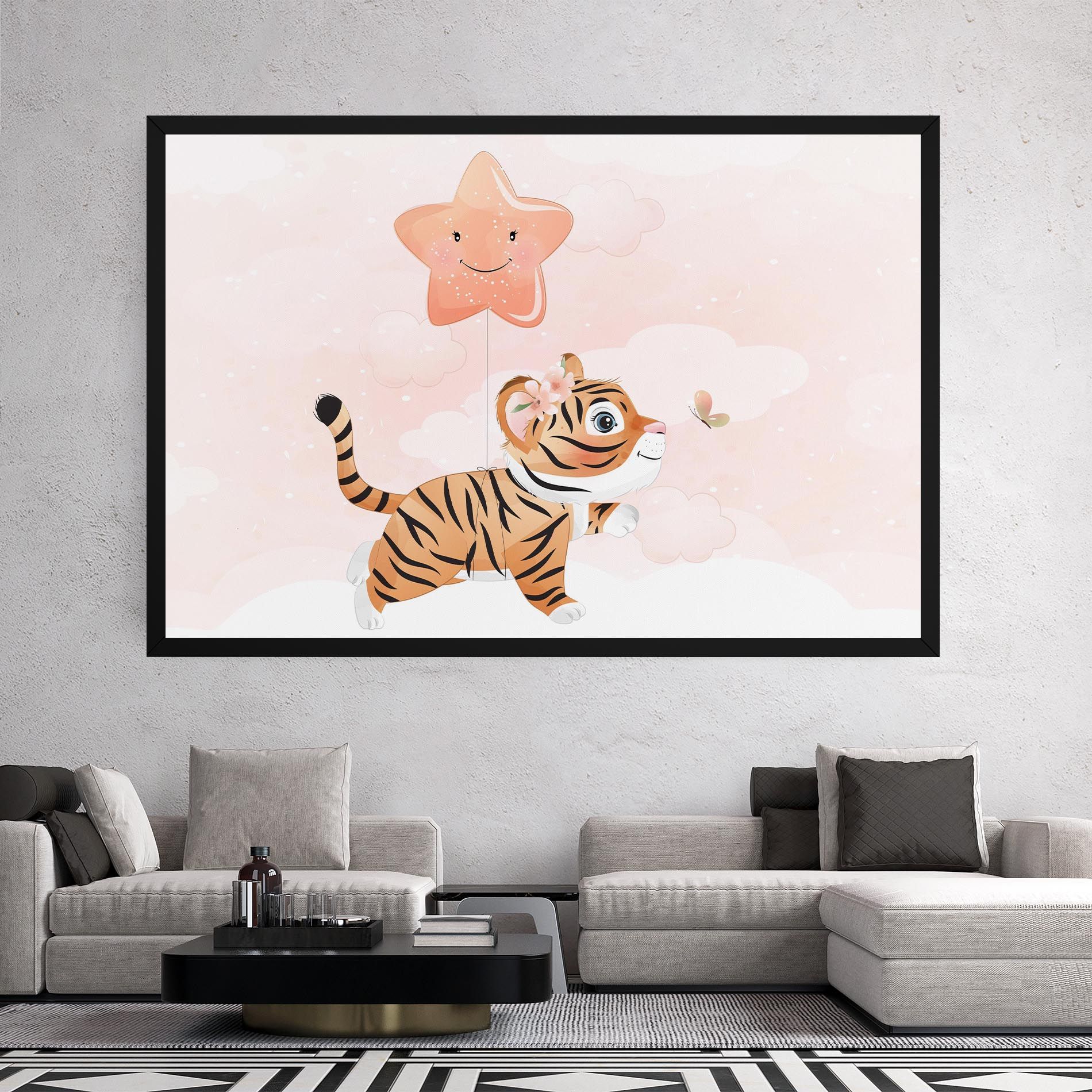Baby Tiger Art mockup 2