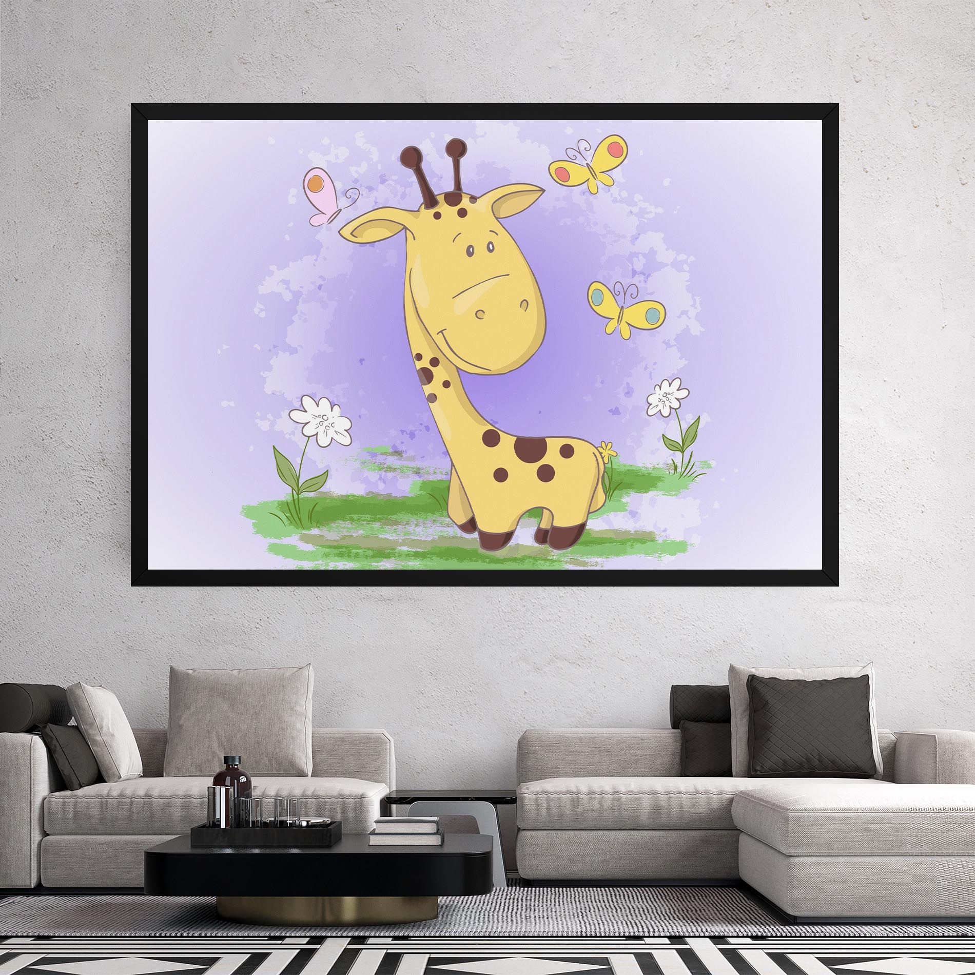 Cute Giraffe mockup 2