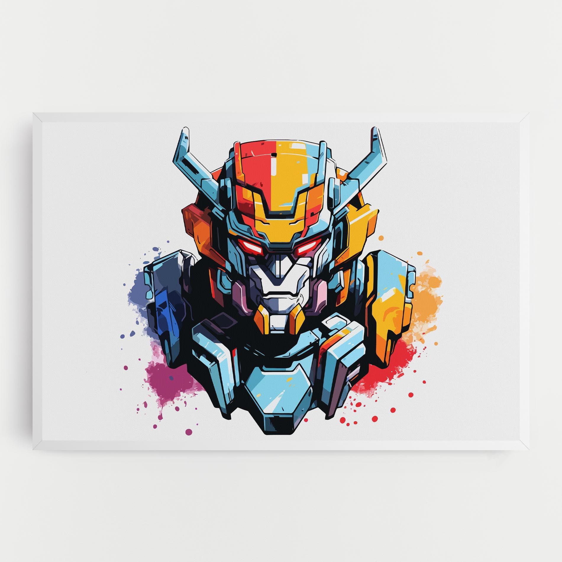 Colorful Robot mockup 0