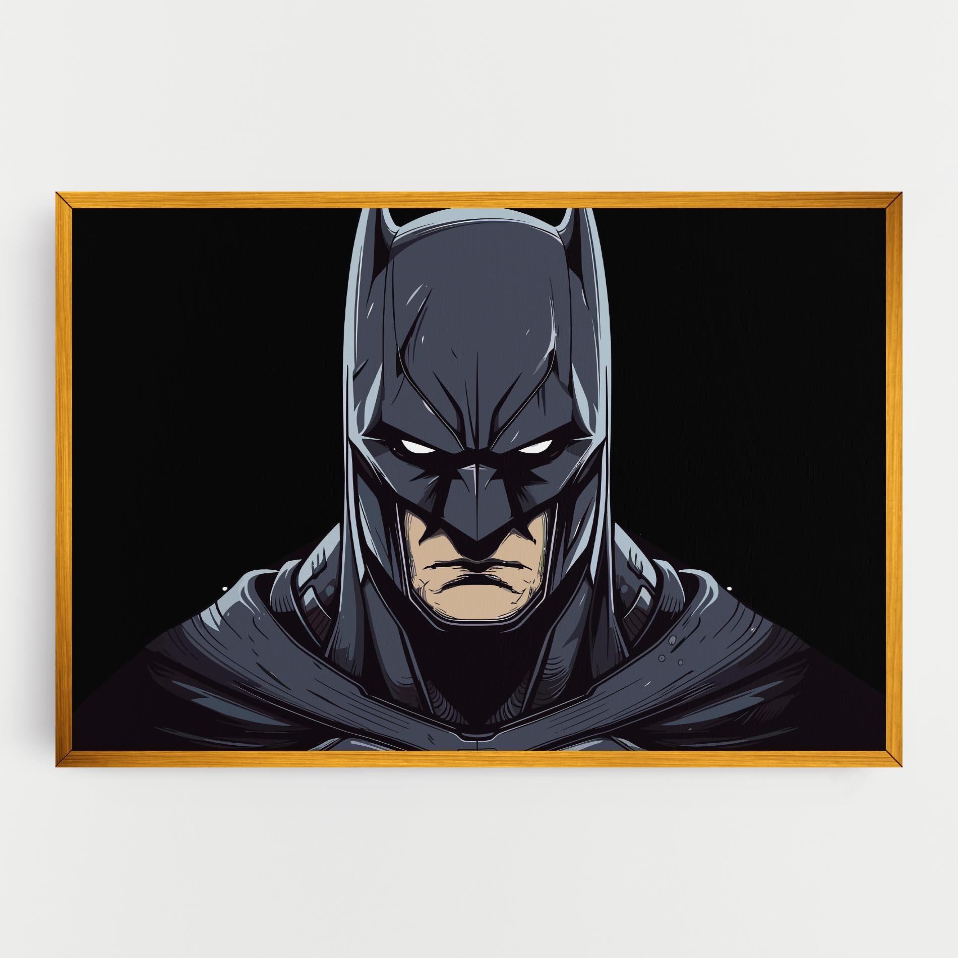 Картина на платно Batman Face mockup 0