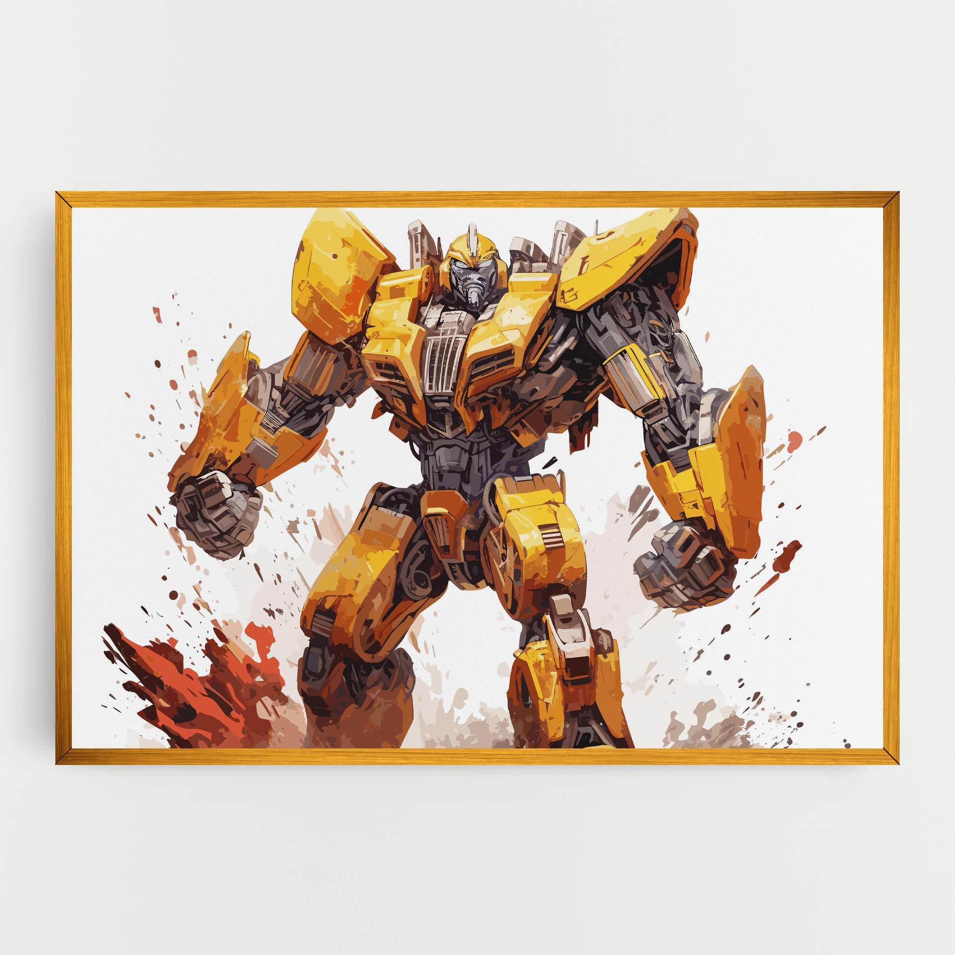 Картина на платно Battle Machine mockup 0