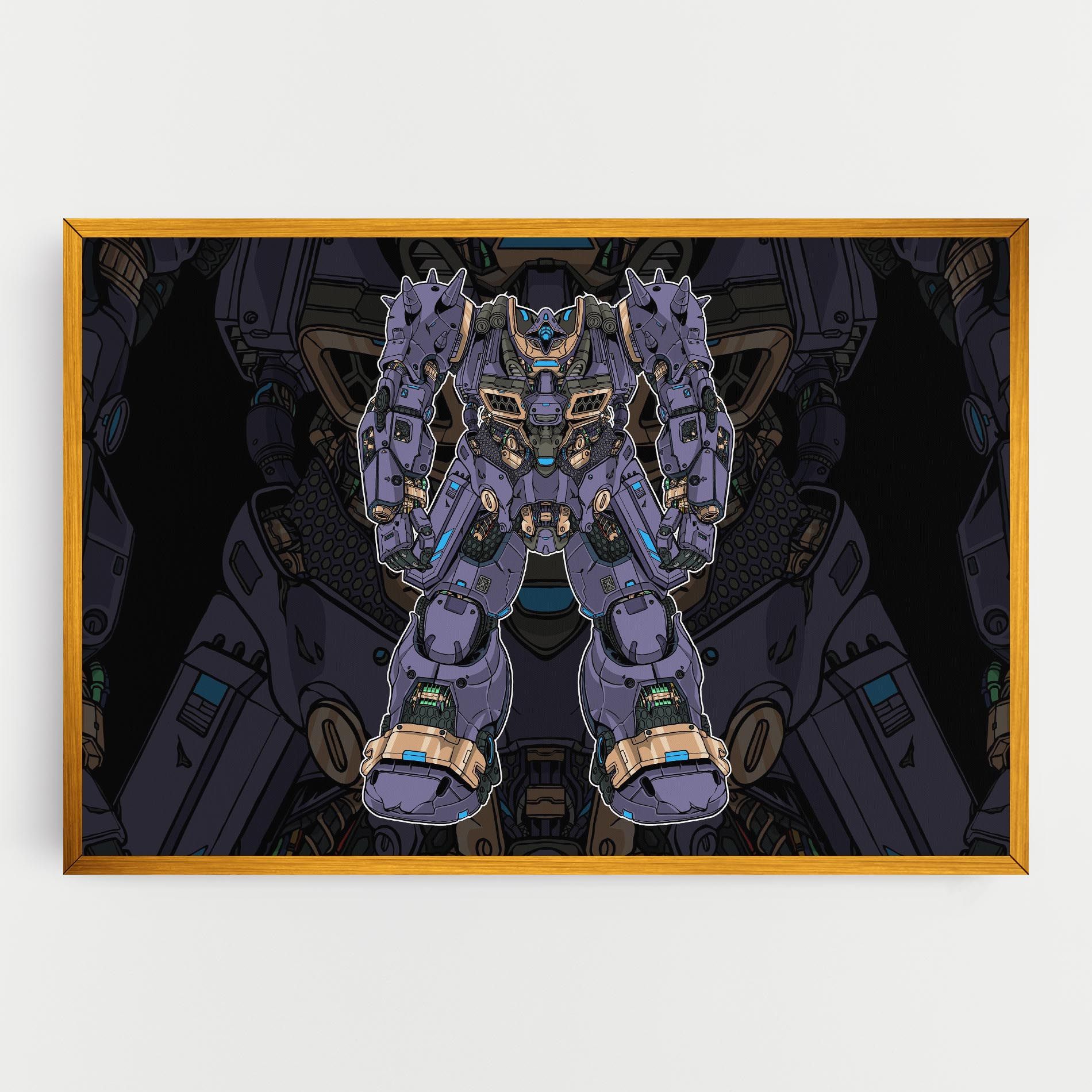 Purple Cream Robot mockup 0