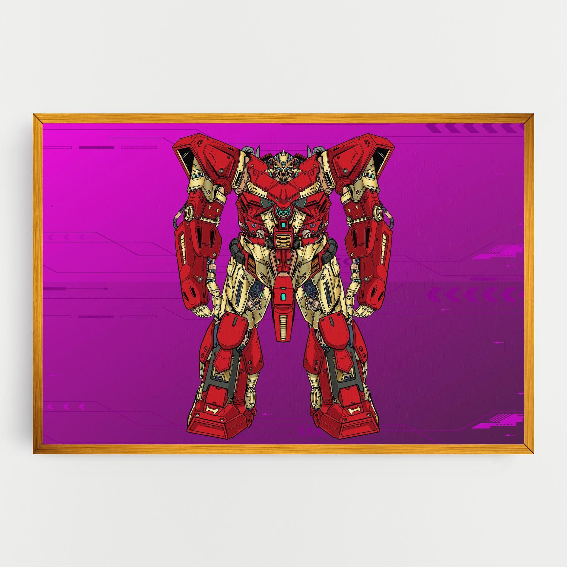 Red Cream Robot mockup 0