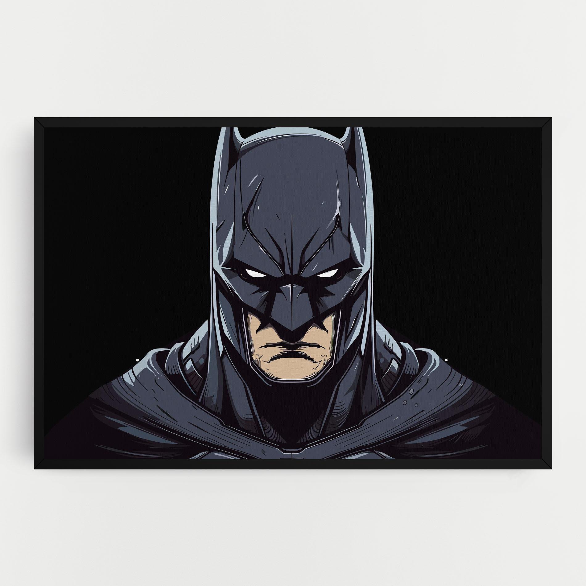 Картина на платно Batman Face mockup 0