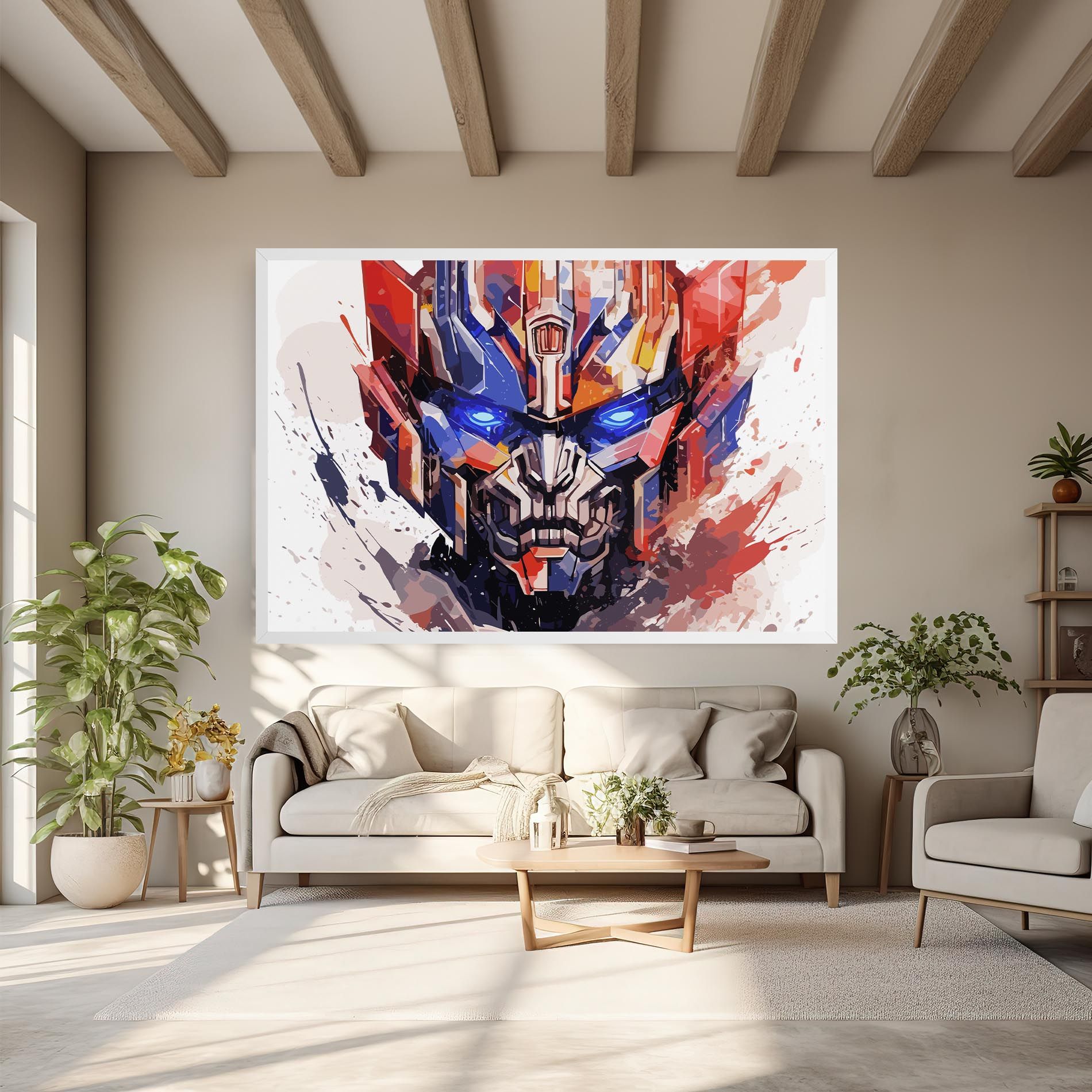 Optimus Prime Art mockup 6