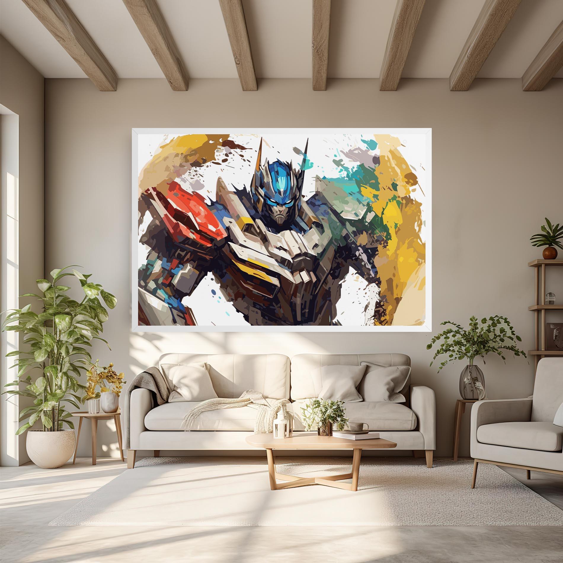 Картина на платно Transformers Splash mockup 6