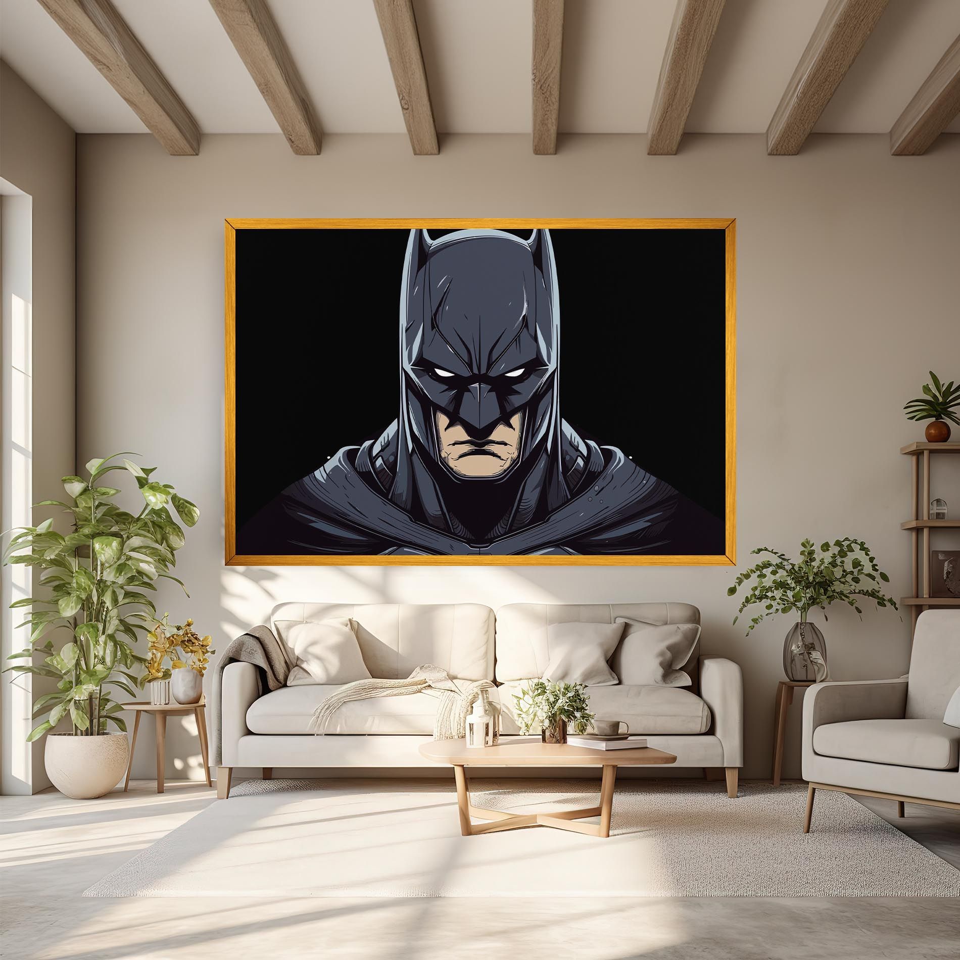 Batman Face mockup 6