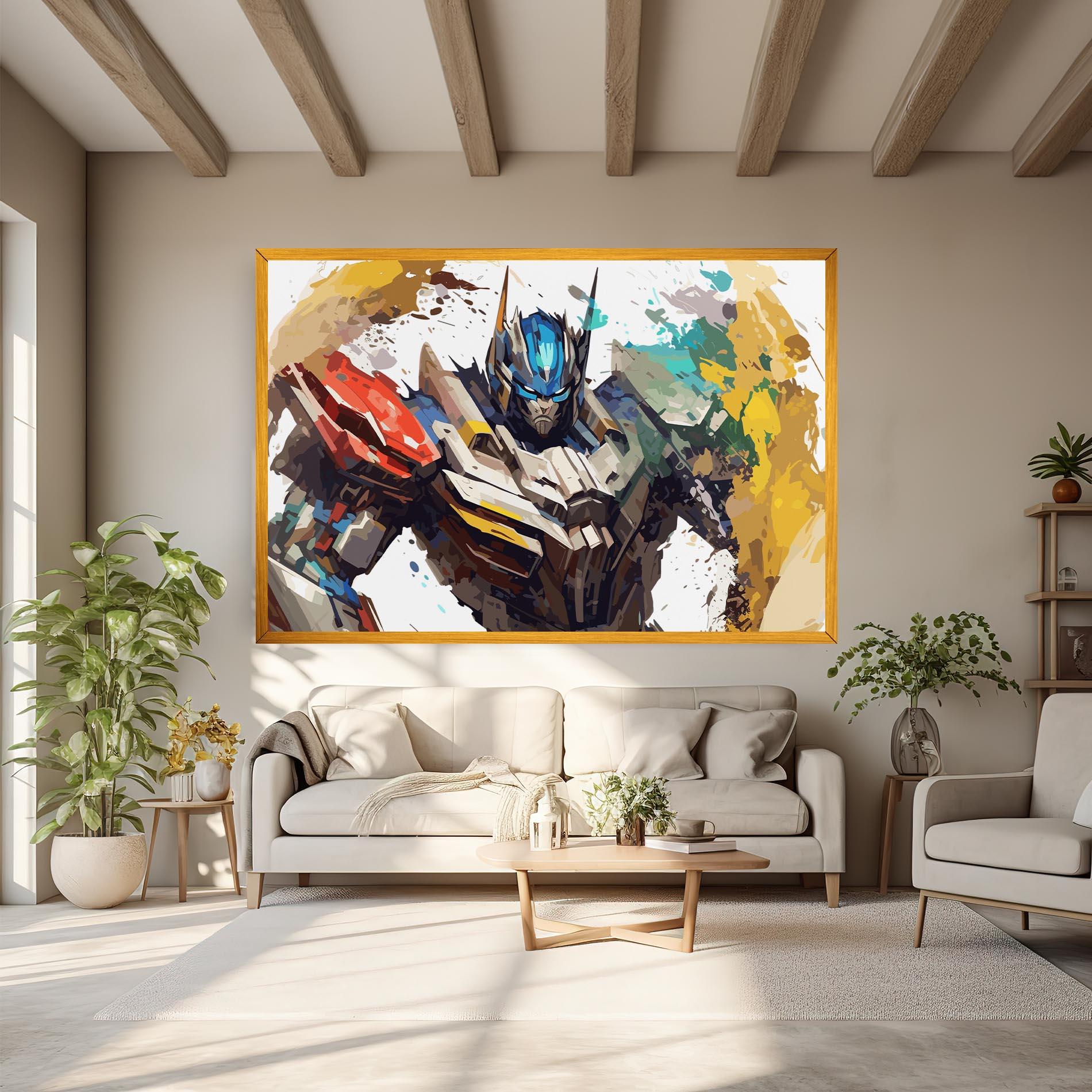 Картина на платно Transformers Splash mockup 6