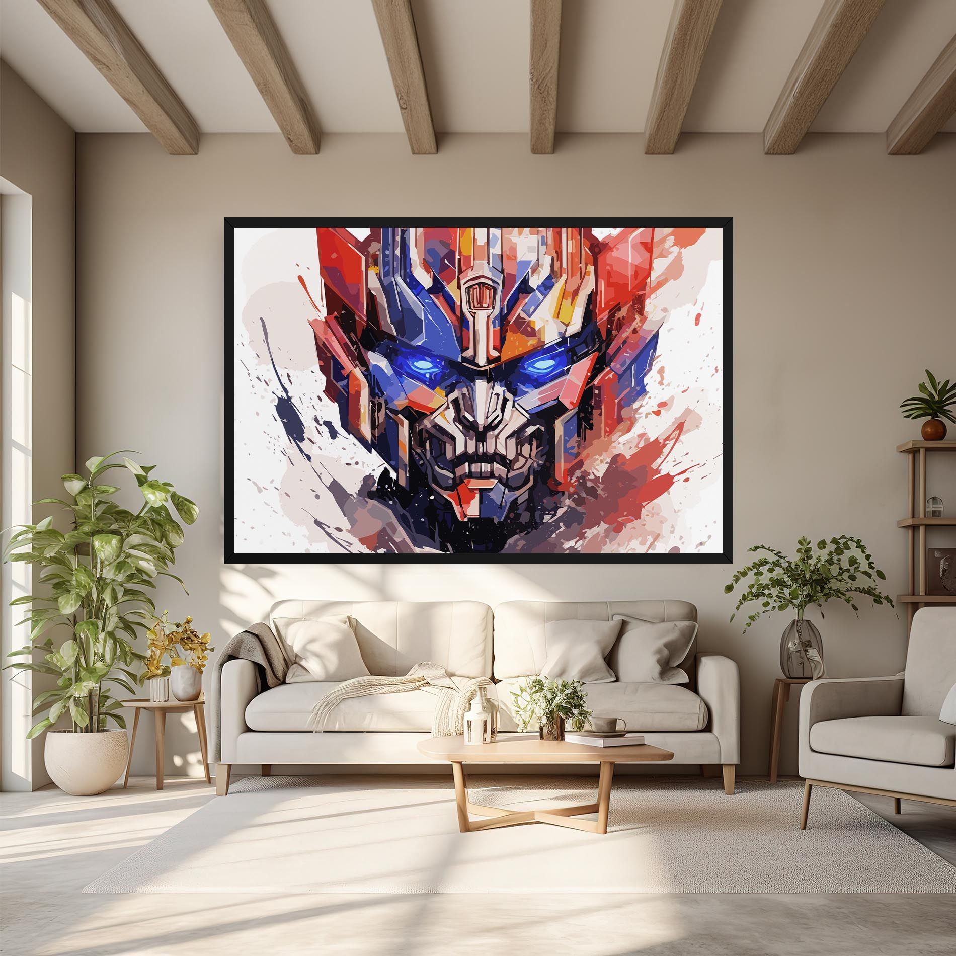 Optimus Prime Art mockup 6