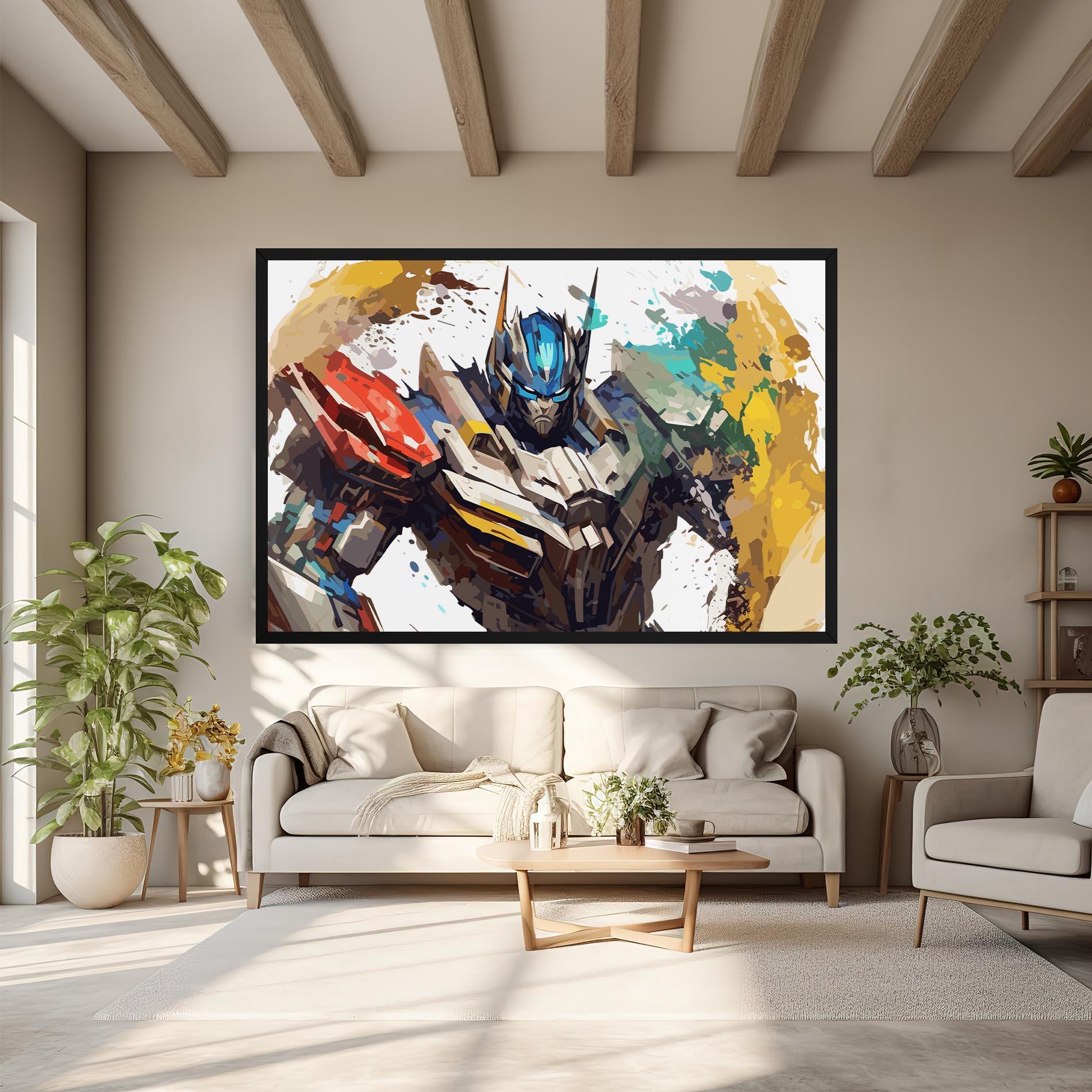 Картина на платно Transformers Splash mockup 6