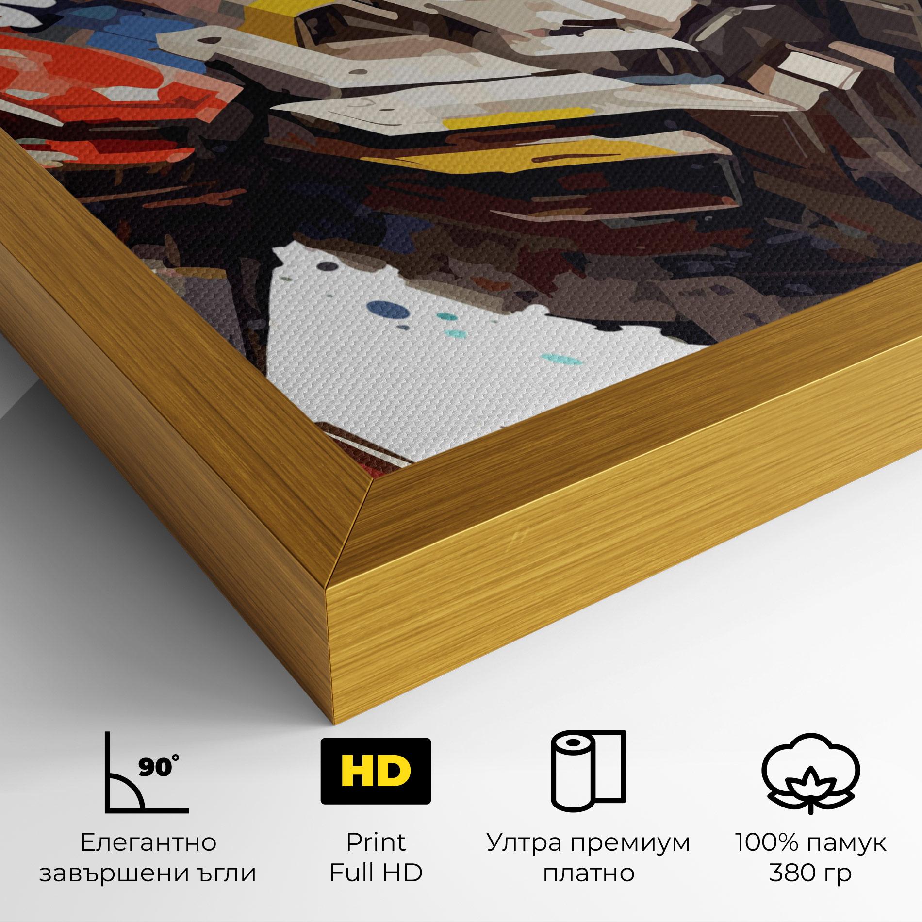 Картина на платно Transformers Splash mockup 4