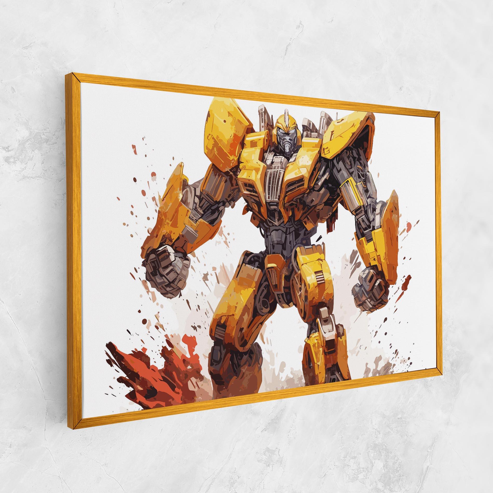 Картина на платно Battle Machine mockup 1