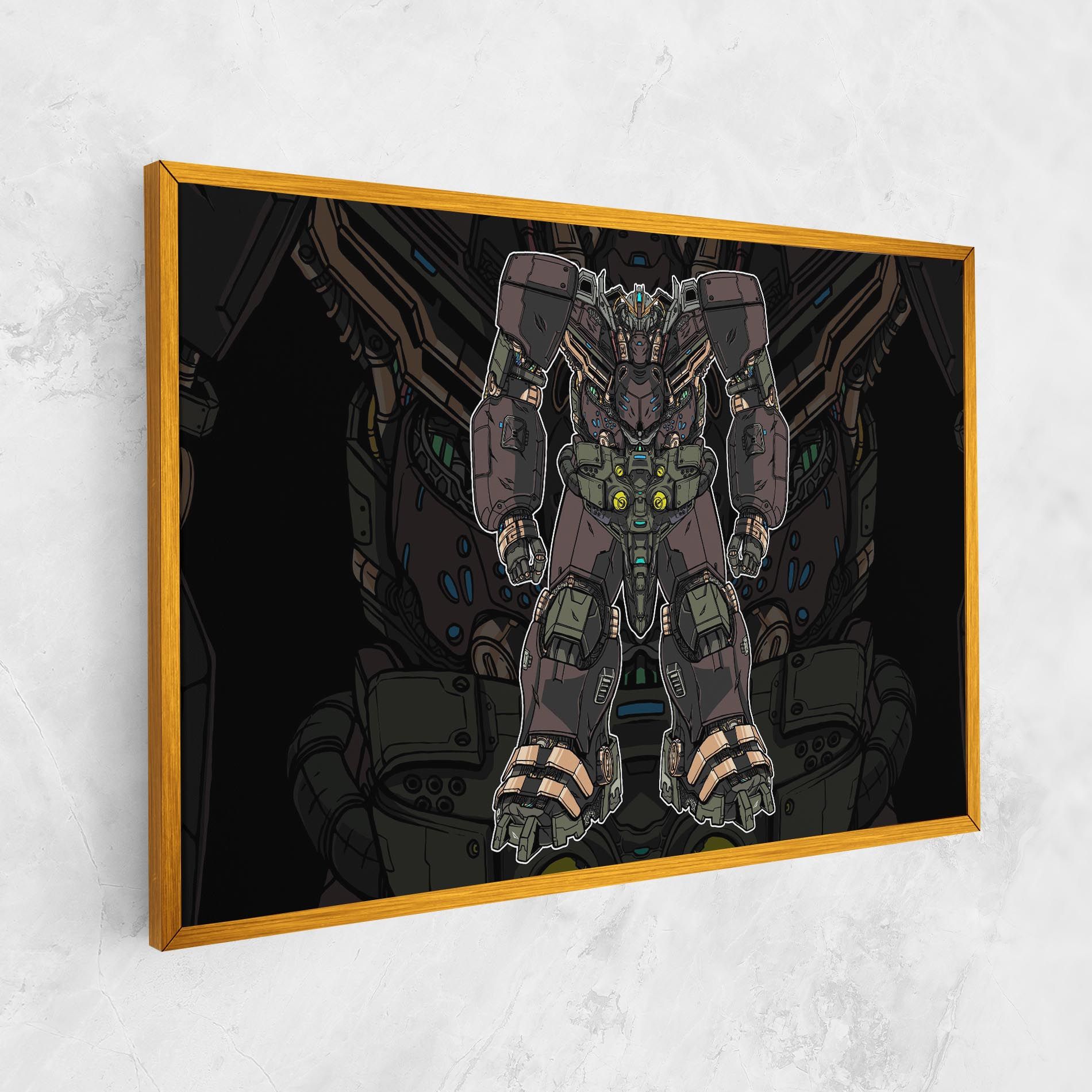 Brown Grey Robot mockup 1