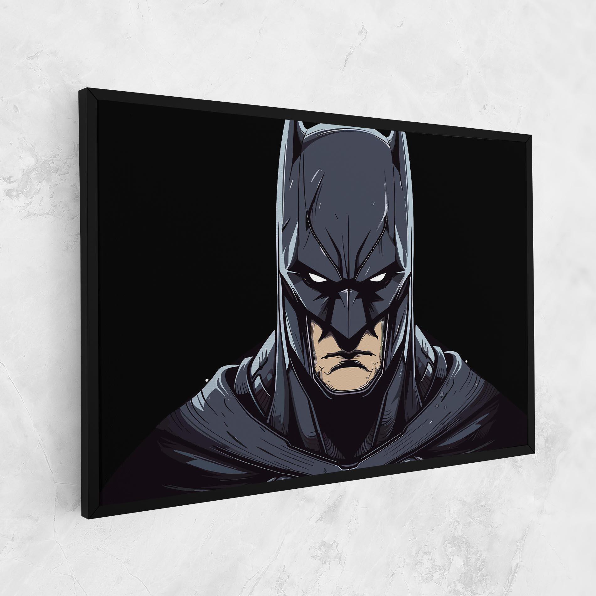 Картина на платно Batman Face mockup 1