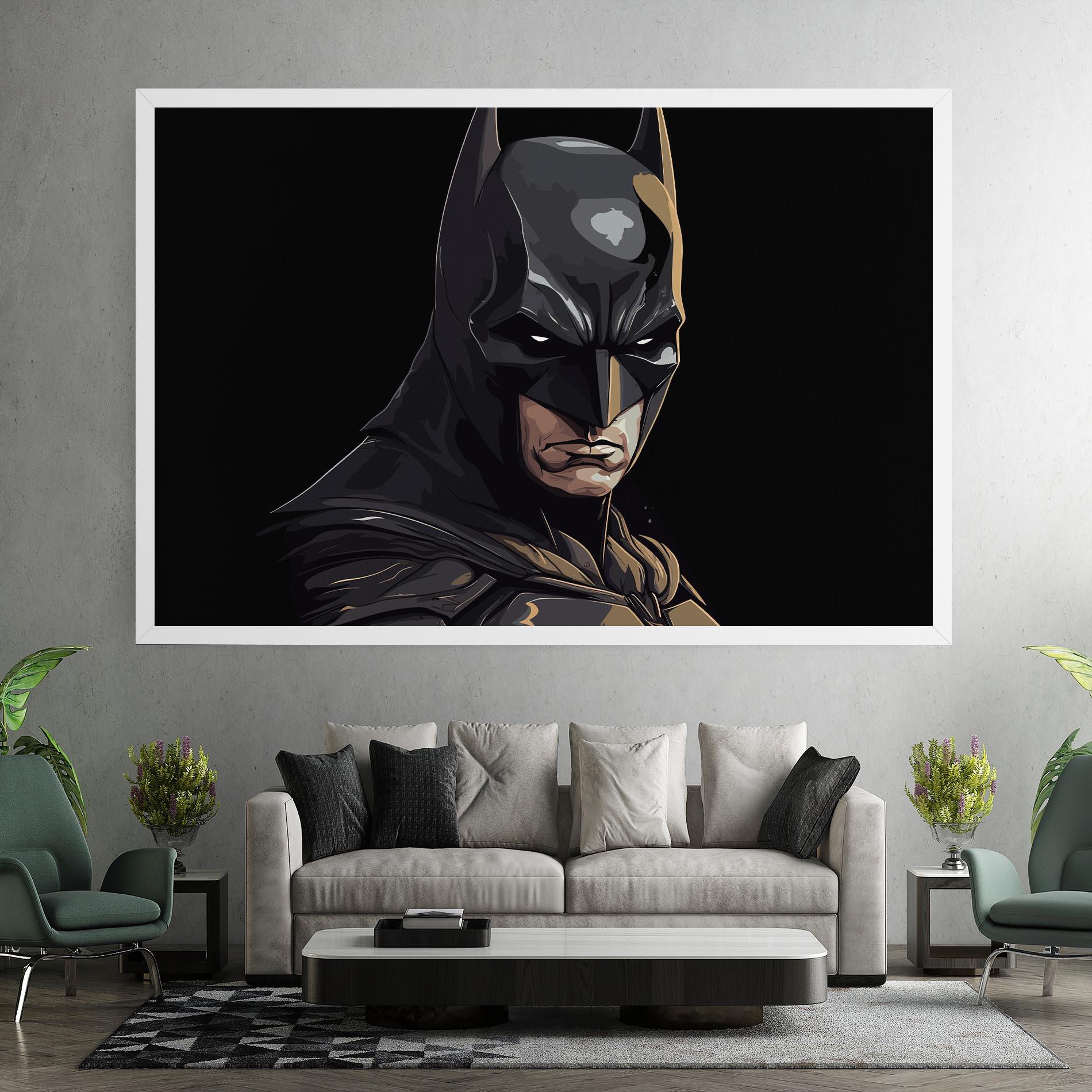Картина на платно Angry Batman mockup 7