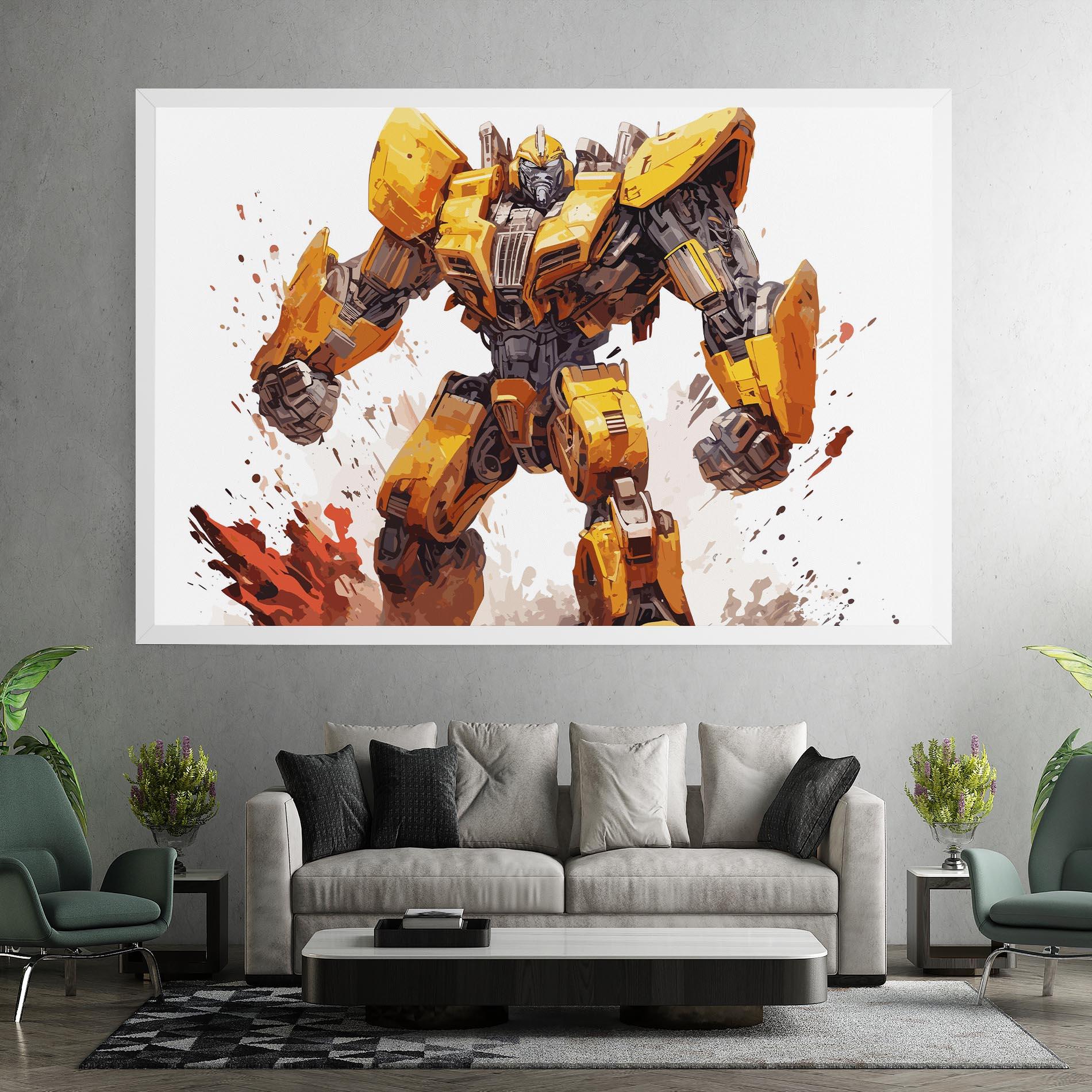 Картина на платно Battle Machine mockup 7