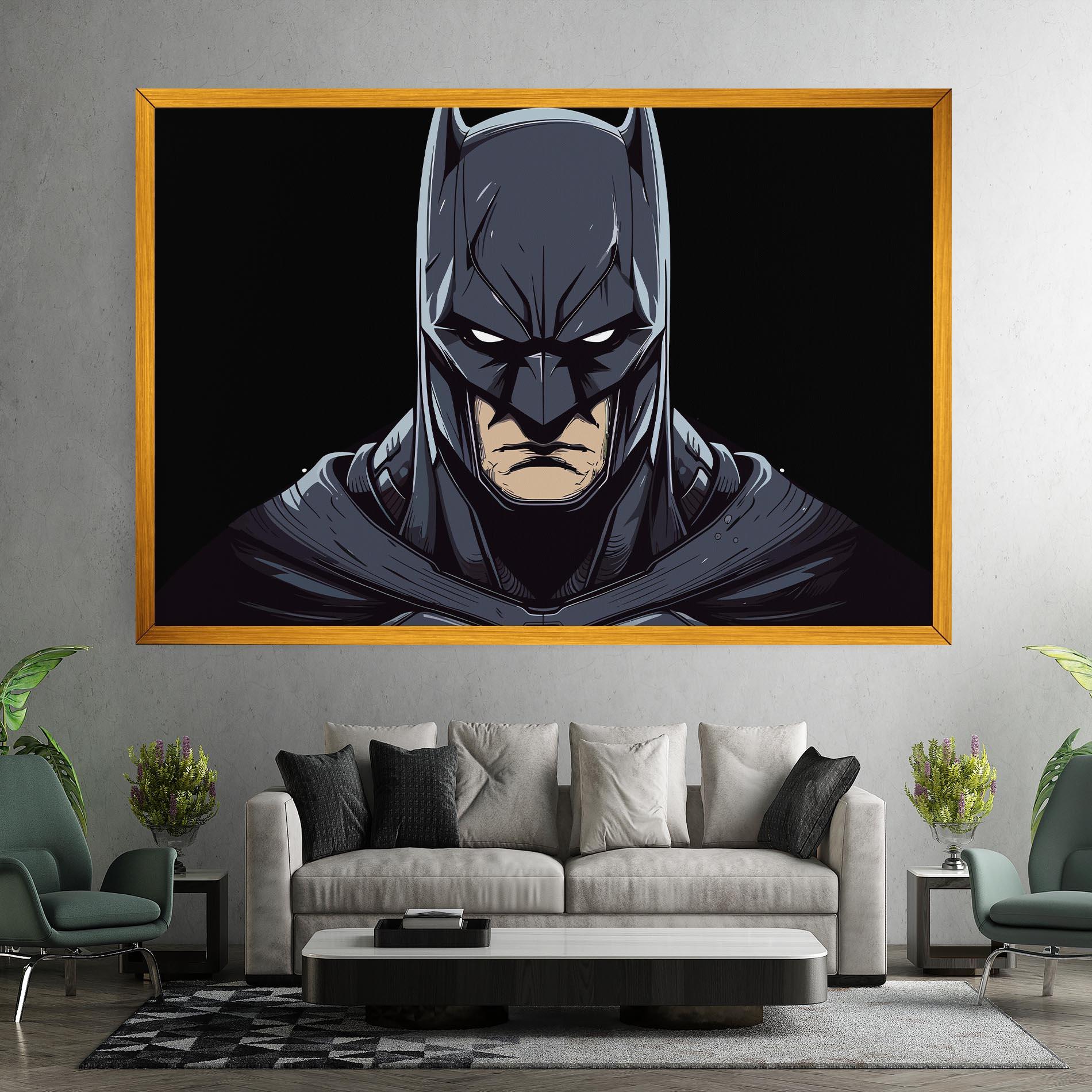 Картина на платно Batman Face mockup 7