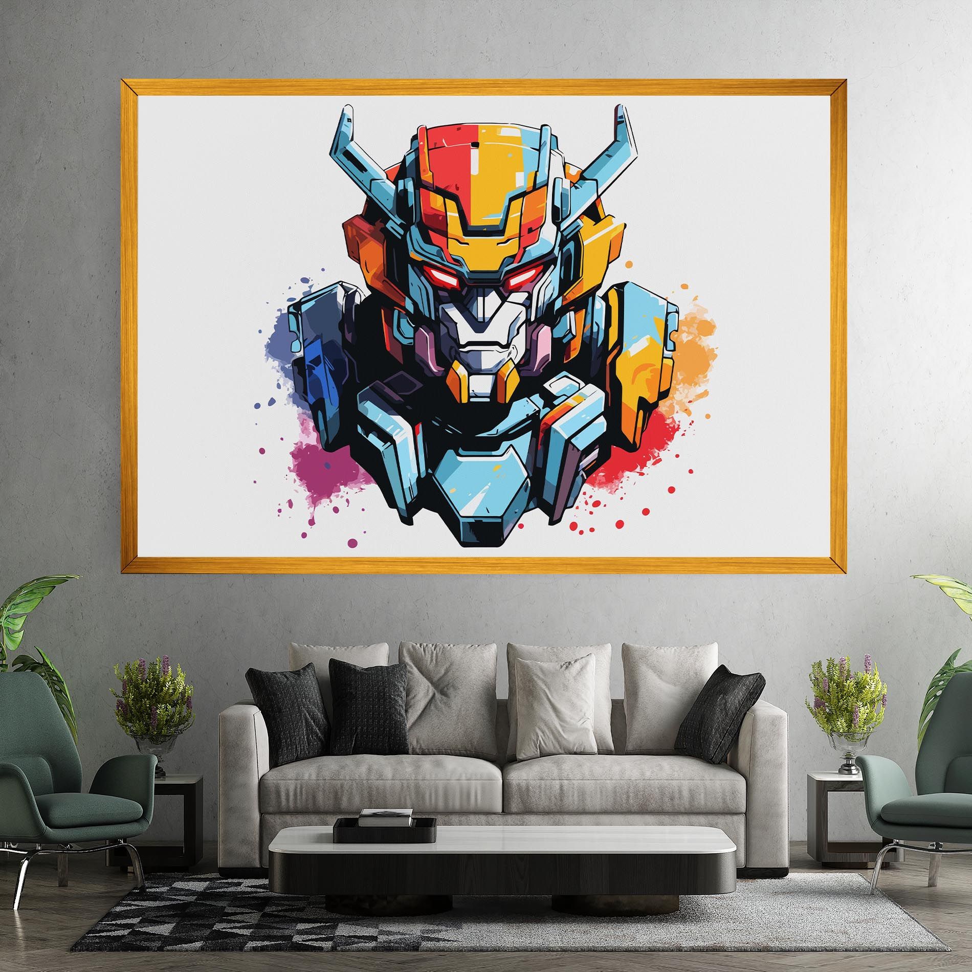 Colorful Robot mockup 7