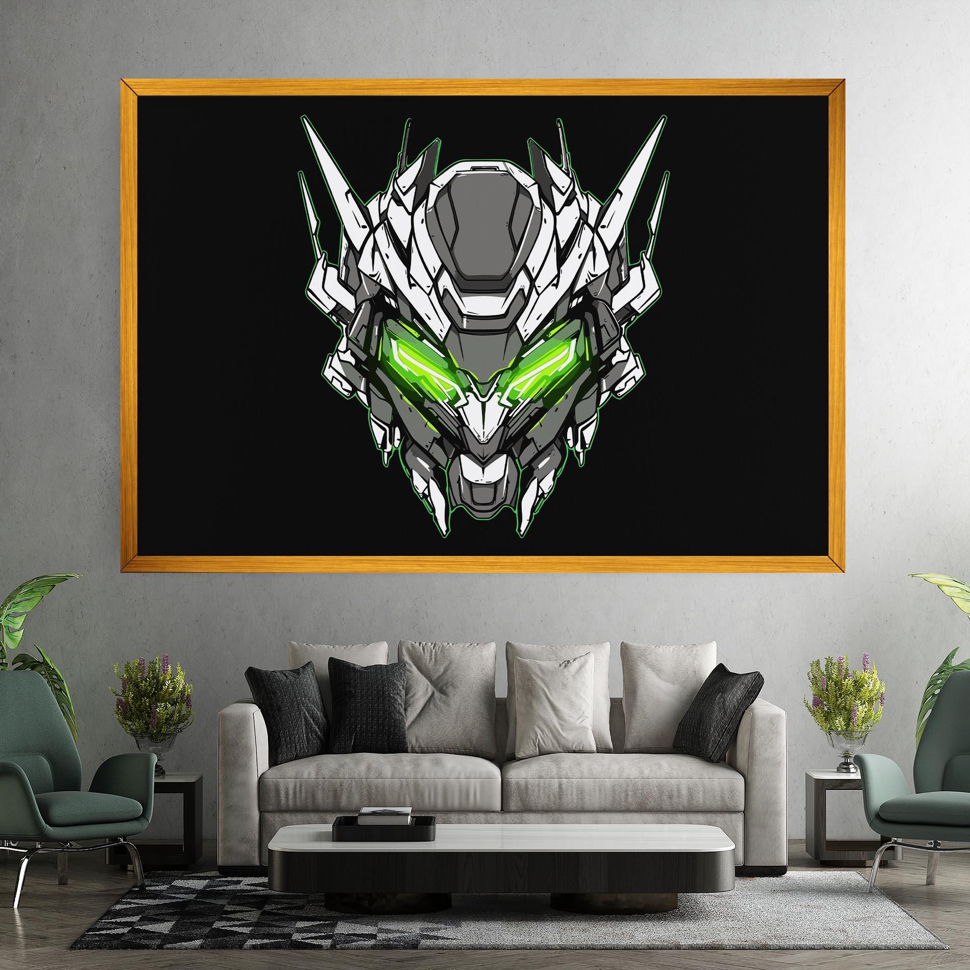 Картина на платно Neon Transformer mockup 7