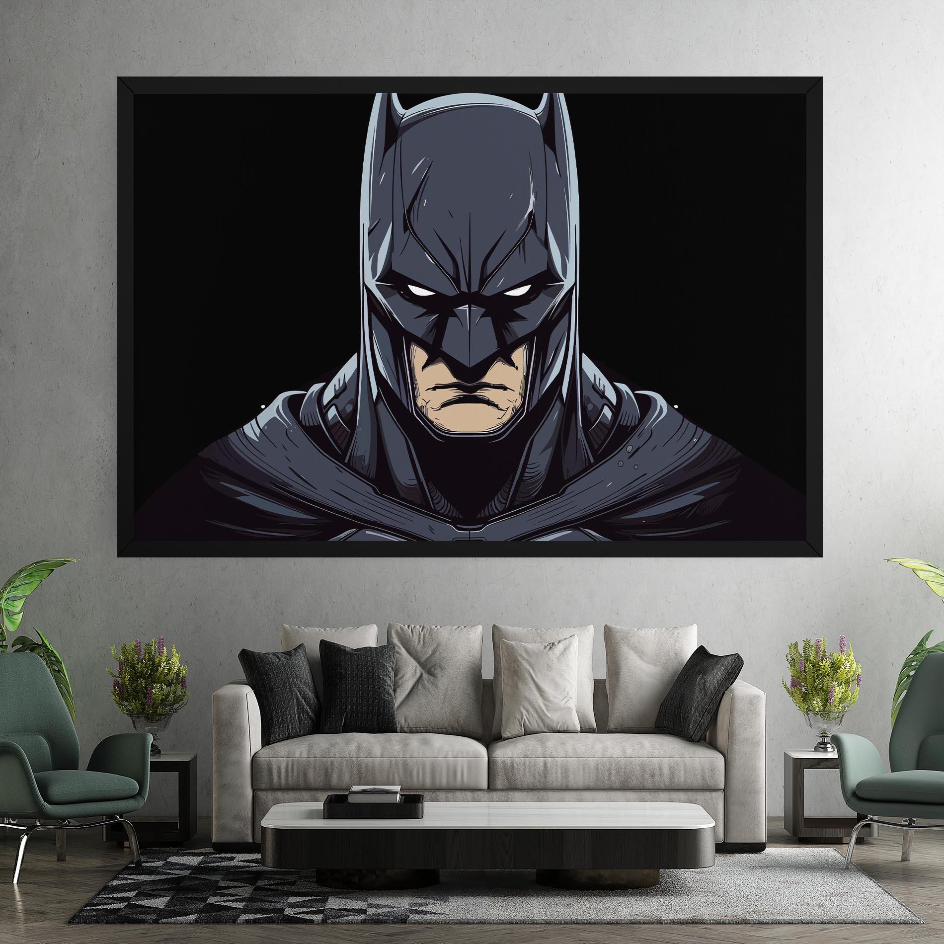 Картина на платно Batman Face mockup 7