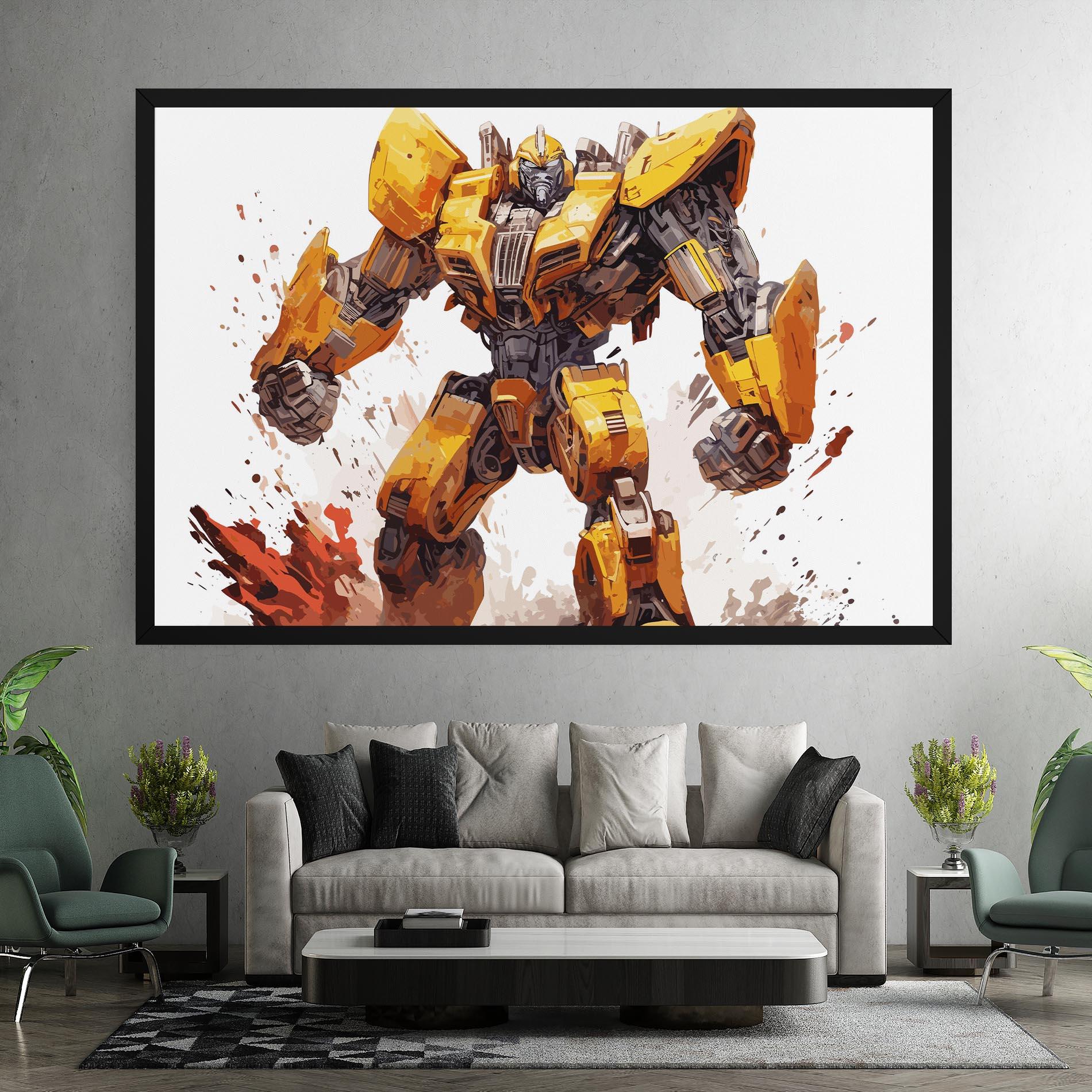 Картина на платно Battle Machine mockup 7