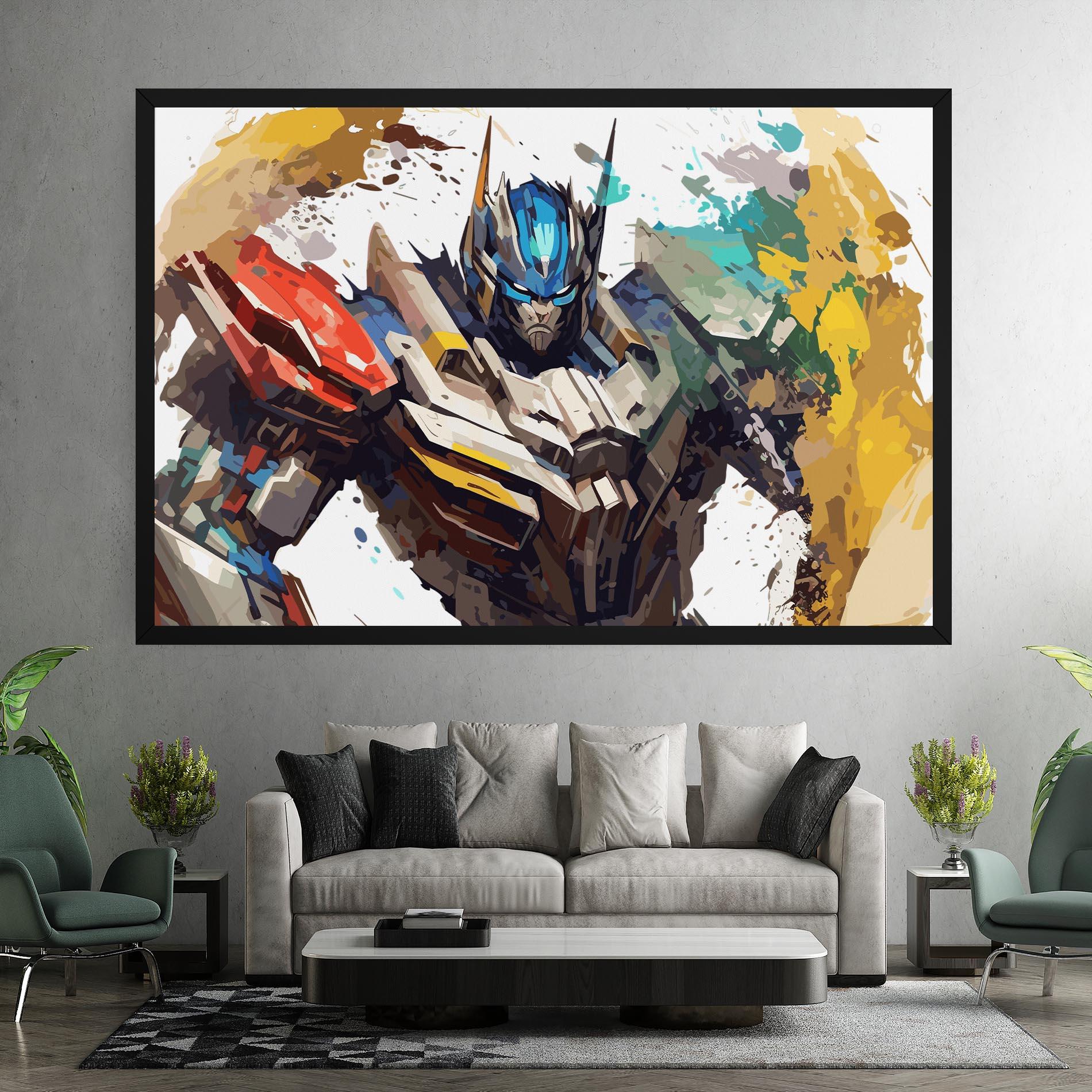 Картина на платно Transformers Splash mockup 7